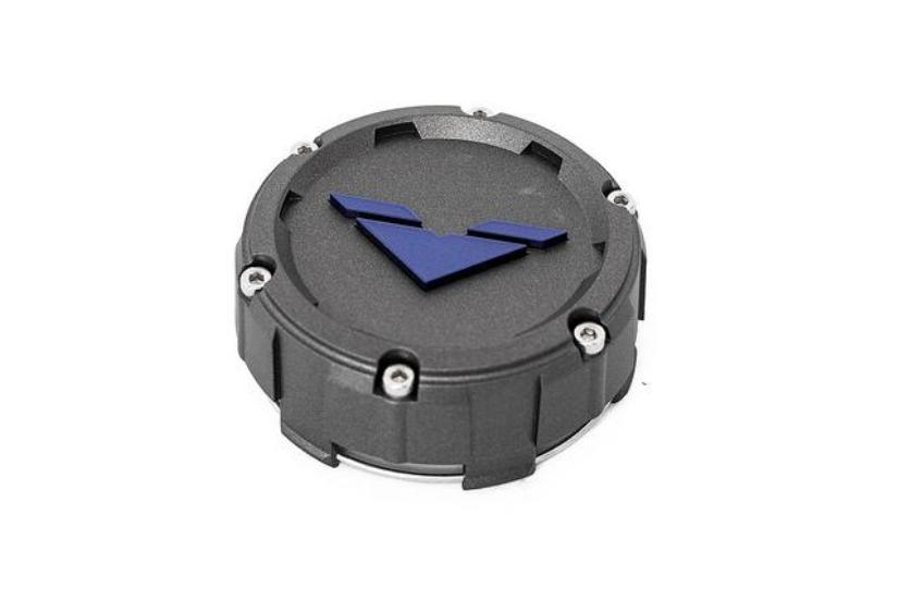 "V" Center Cap Inlay Blue