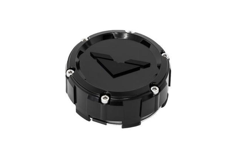 "V" Center Cap Inlay Black