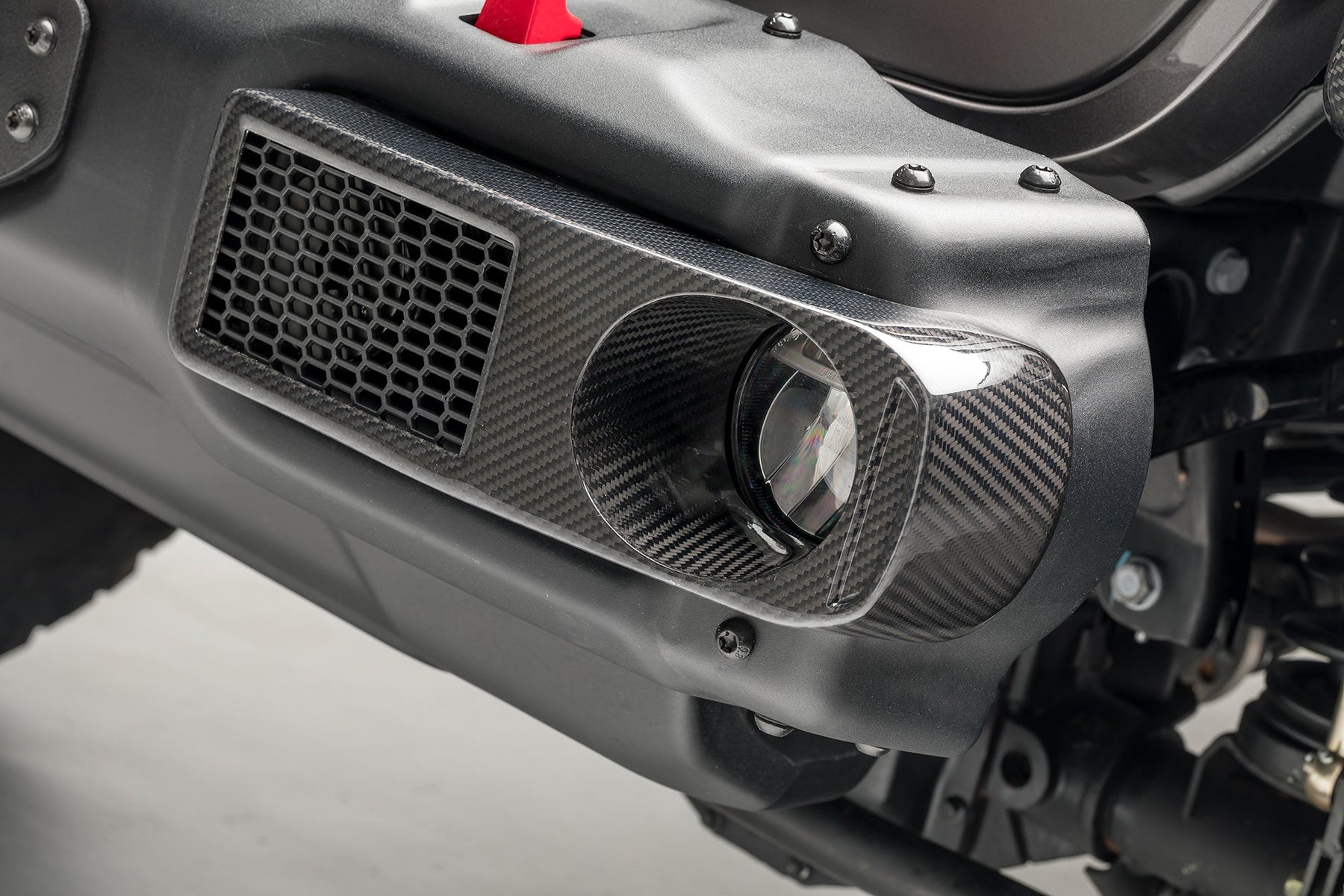 Jeep JL-JX Edition Aero Carbon Fiber Fog Light Covers - Vorsteiner Wheels