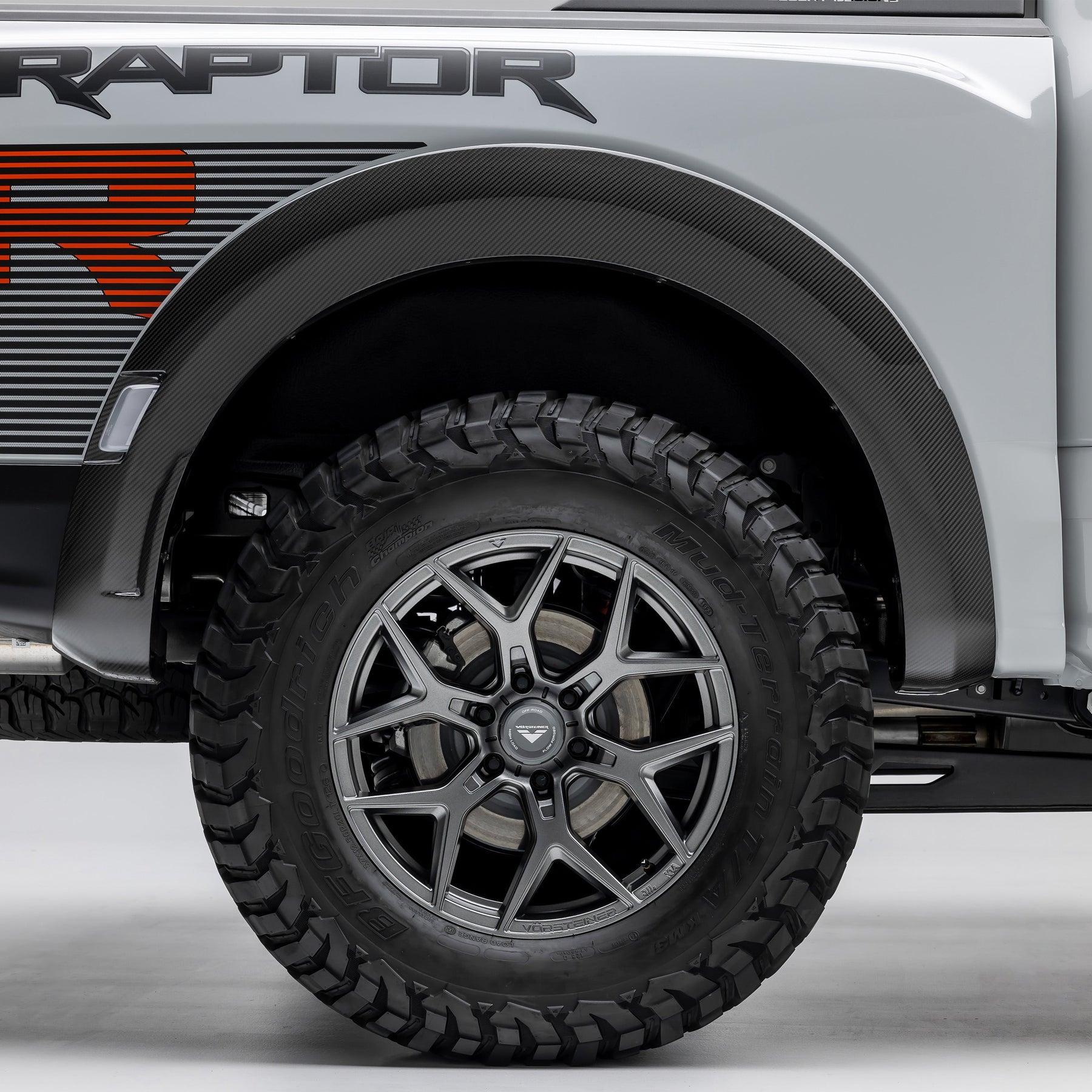 Ford F-150 Raptor R Fender Flares - Carbon Fiber PP 2x2 - Vorsteiner Wheels