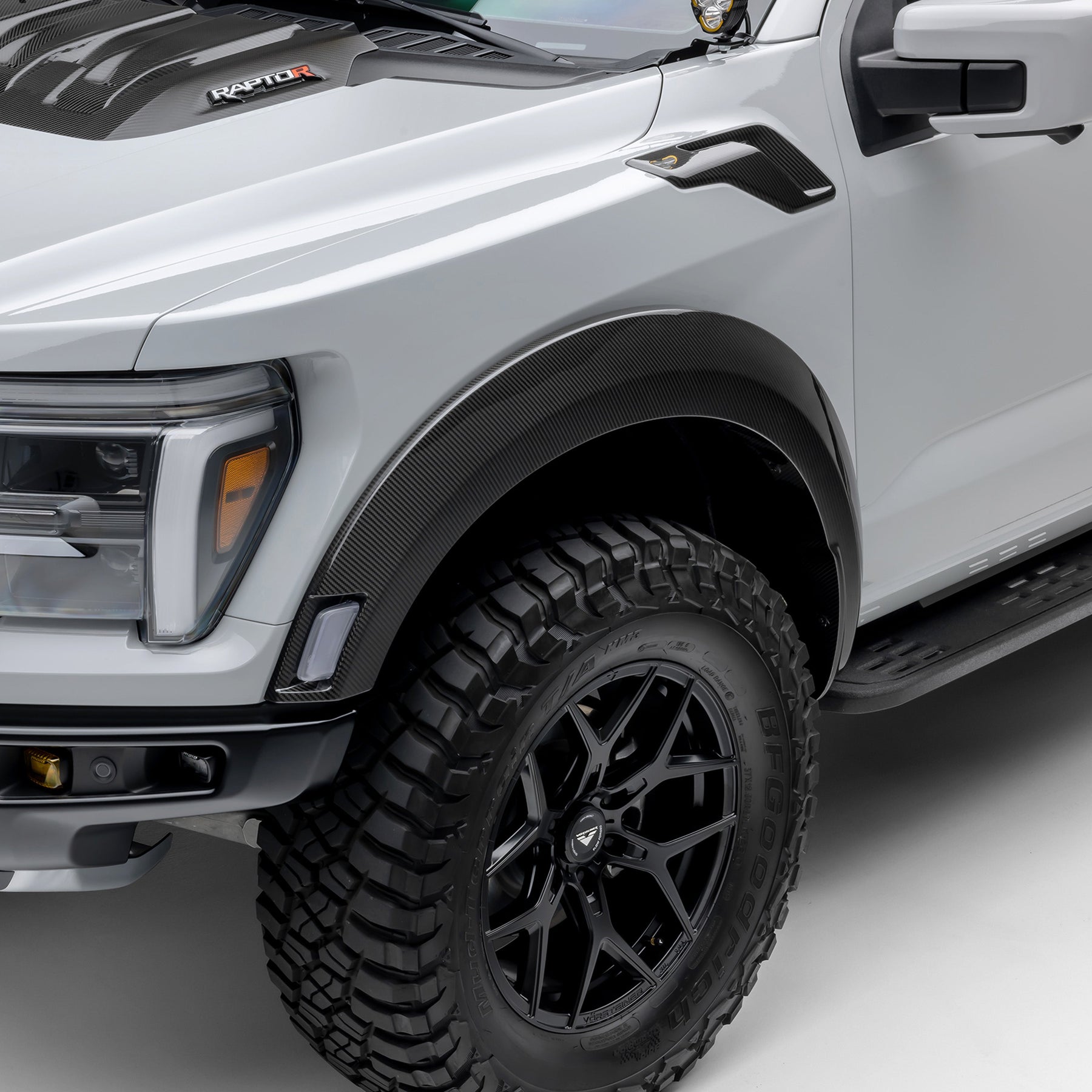 Ford F-150 Raptor R Fender Flares - Carbon Fiber PP 2x2 - Vorsteiner Wheels