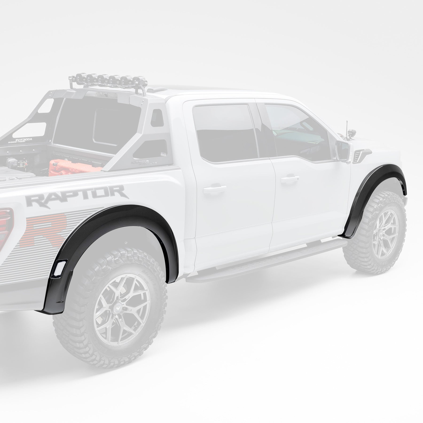 Ford F-150 Raptor R Fender Flares - Carbon Fiber PP 2x2 - Vorsteiner Wheels