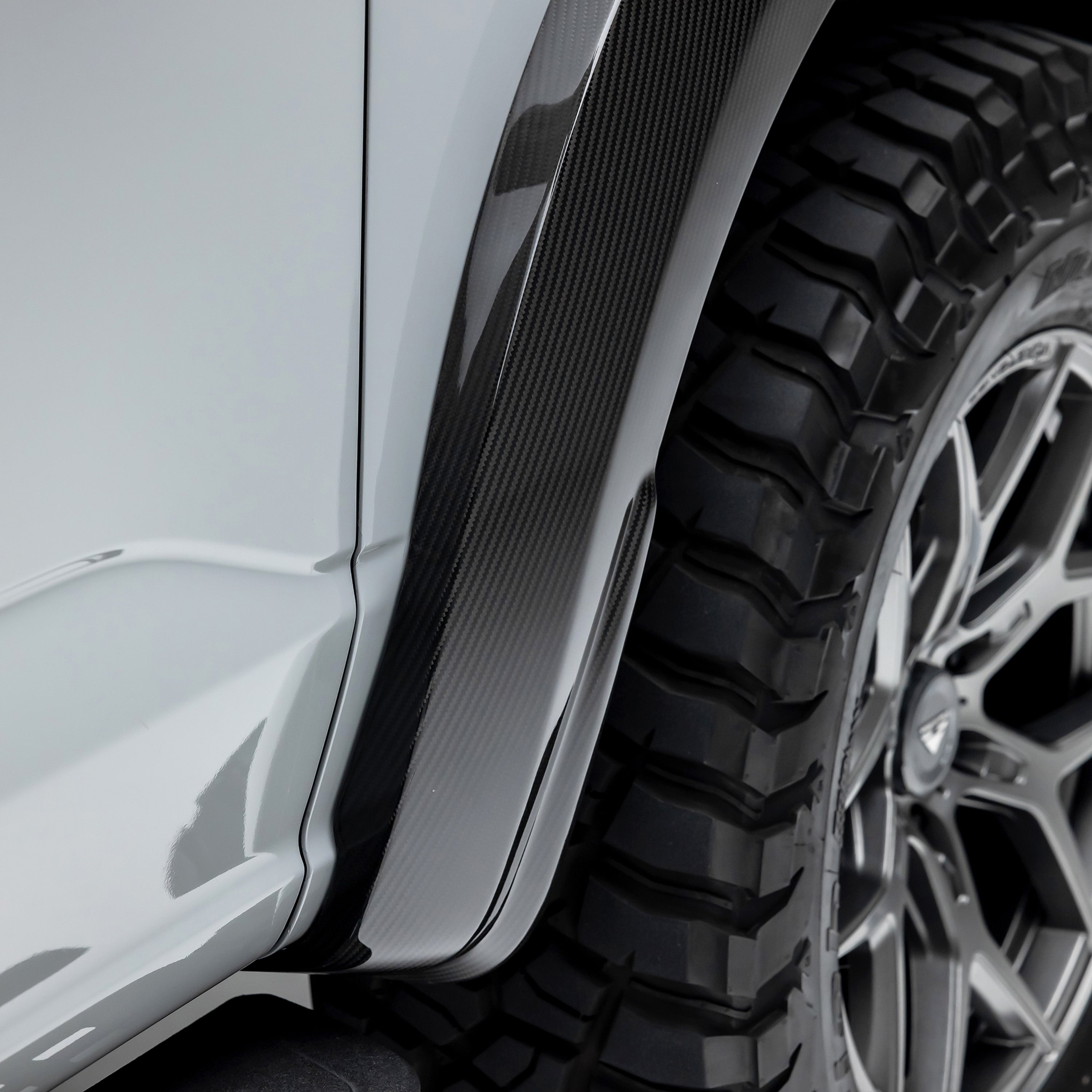 Ford F-150 Raptor R Fender Flares - Carbon Fiber PP 2x2 - Vorsteiner Wheels