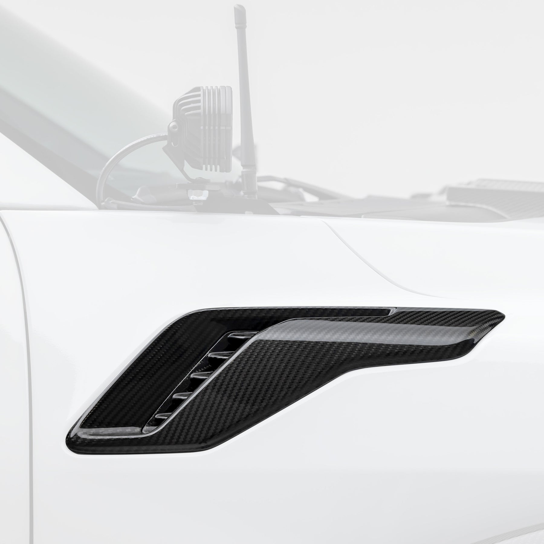 Ford F-150 Raptor R Fender Side Vents - Carbon Fiber PP 2x2 - Vorsteiner Wheels