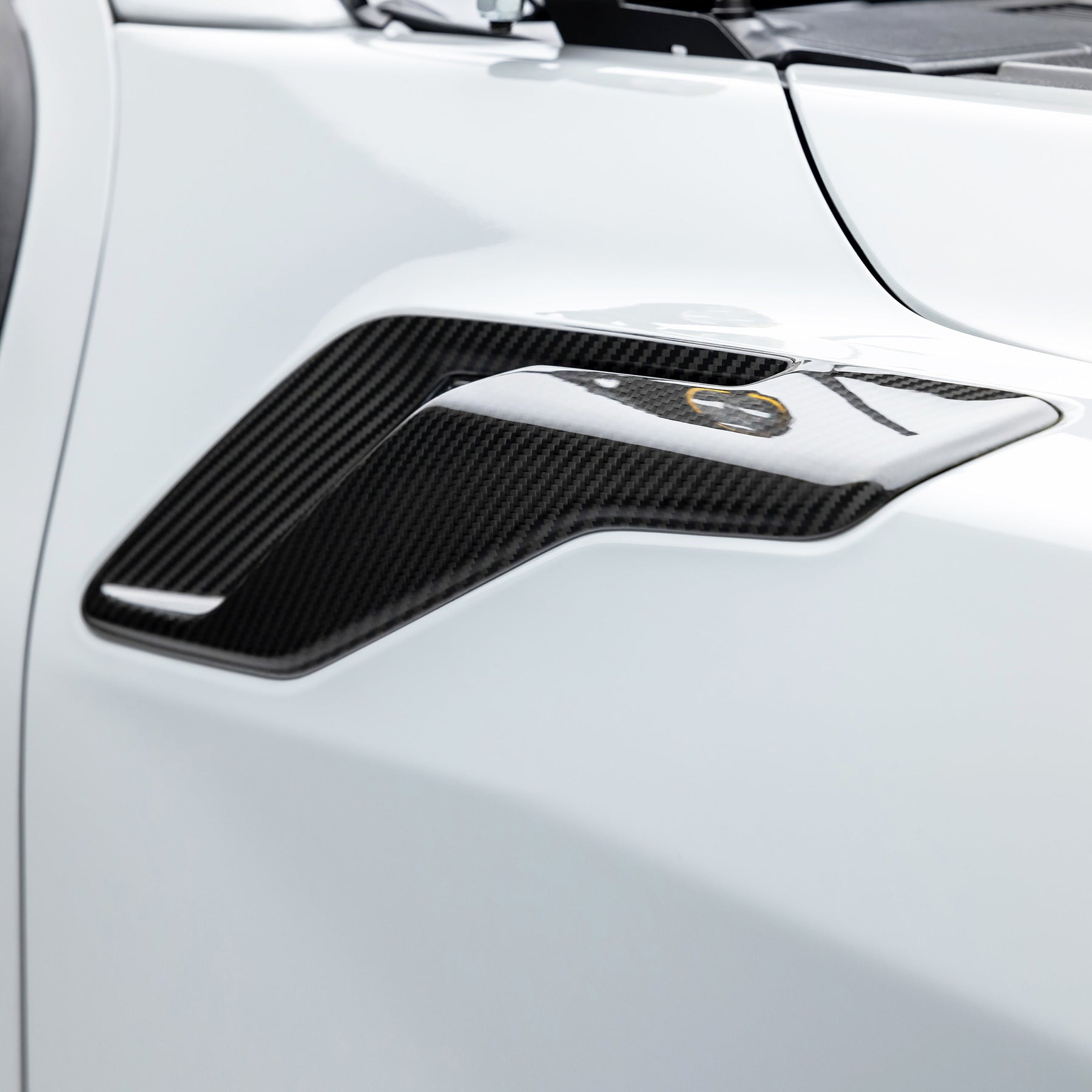Ford F-150 Raptor R Fender Side Vents - Carbon Fiber PP 2x2 - Vorsteiner Wheels
