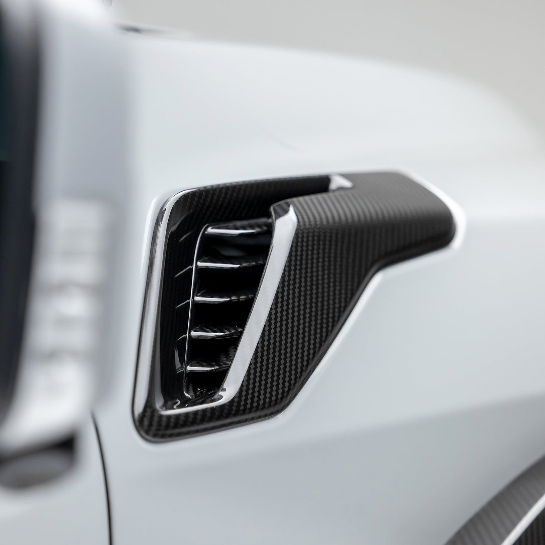 Ford F-150 Raptor R Fender Side Vents - Carbon Fiber PP 2x2 - Vorsteiner Wheels