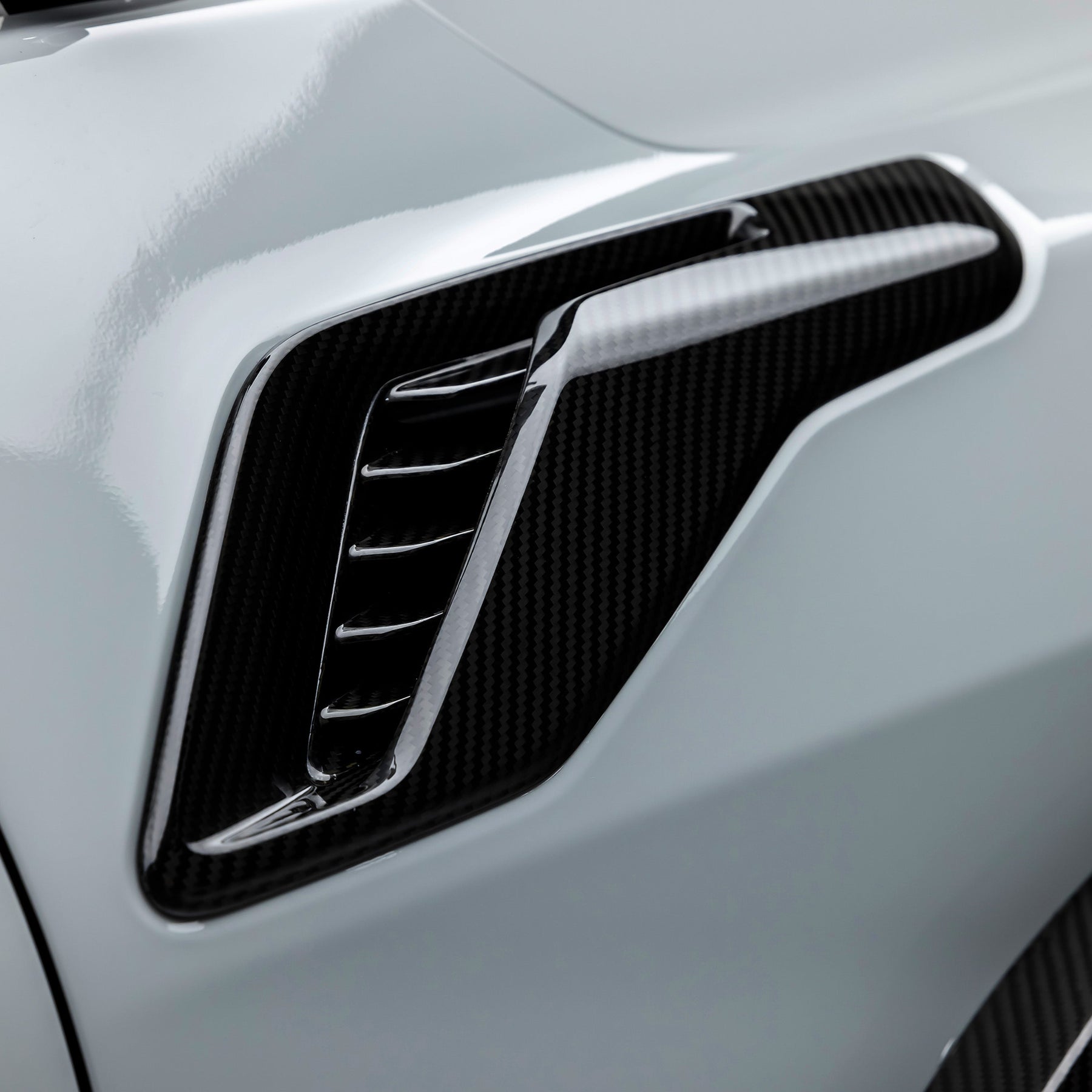 Ford F-150 Raptor R Fender Side Vents - Carbon Fiber PP 2x2 - Vorsteiner Wheels