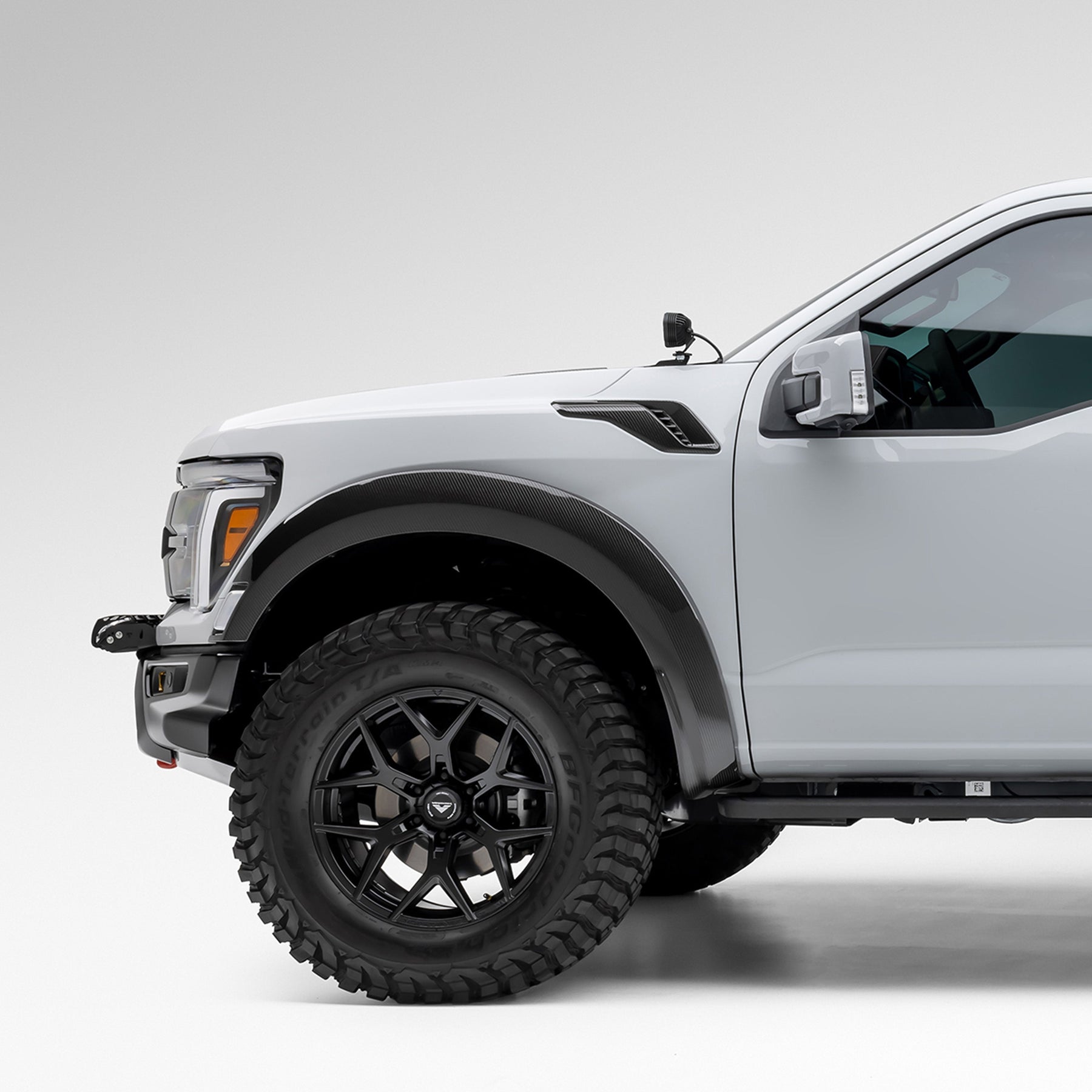 Ford F-150 Raptor R Fender Side Vents - Carbon Fiber PP 2x2 - Vorsteiner Wheels