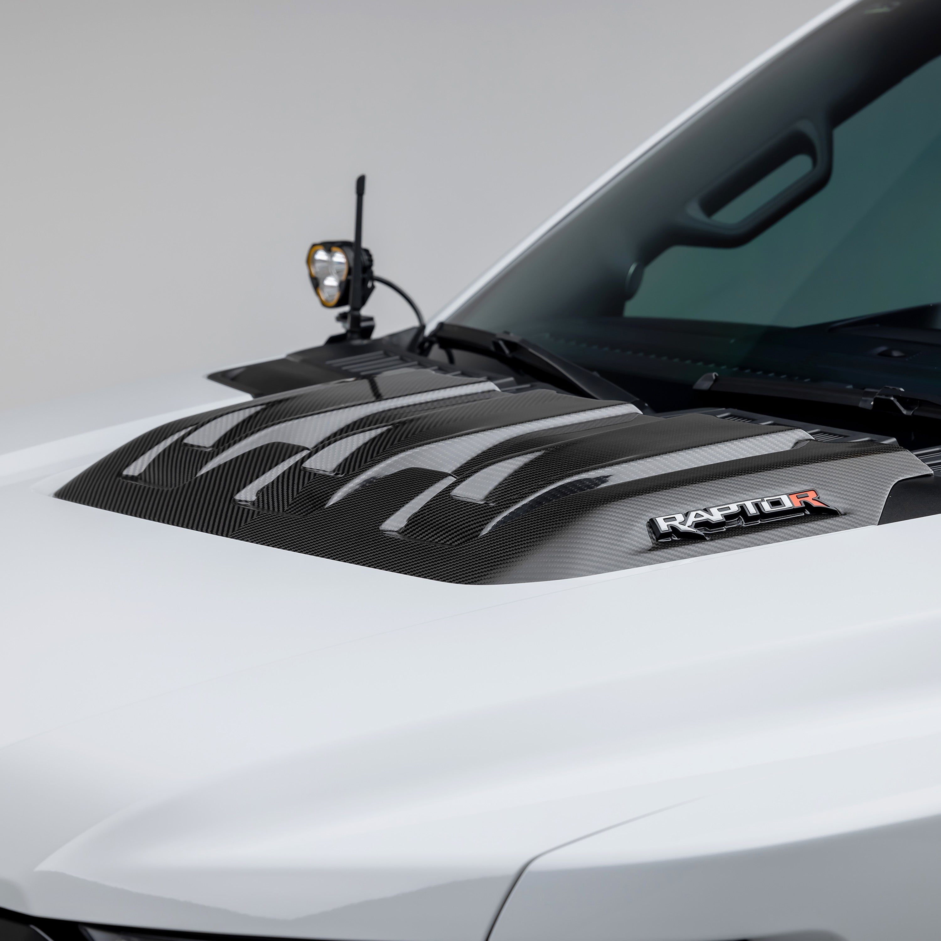 Ford F-150 Raptor R Hood Trim Scoop - Carbon Fiber PP 2x2 - Vorsteiner Wheels Wheels