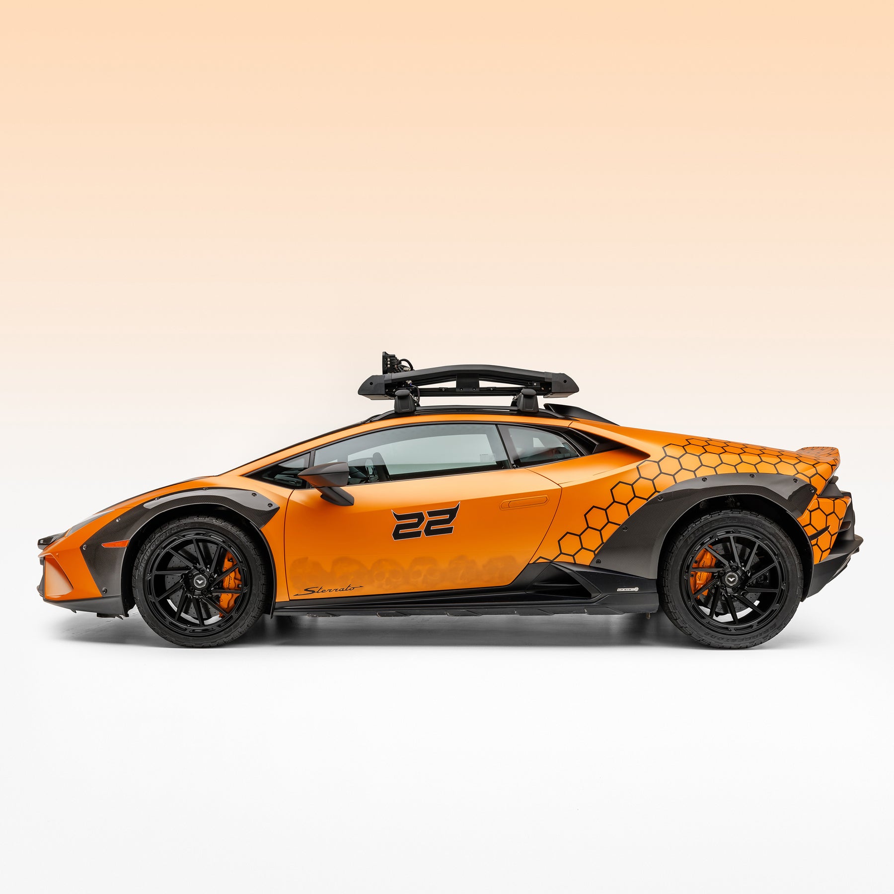 Huracan Sterrato VRS Aero Fender Flares Carbon Fiber PP 2x2 Glossy - Vorsteiner Wheels