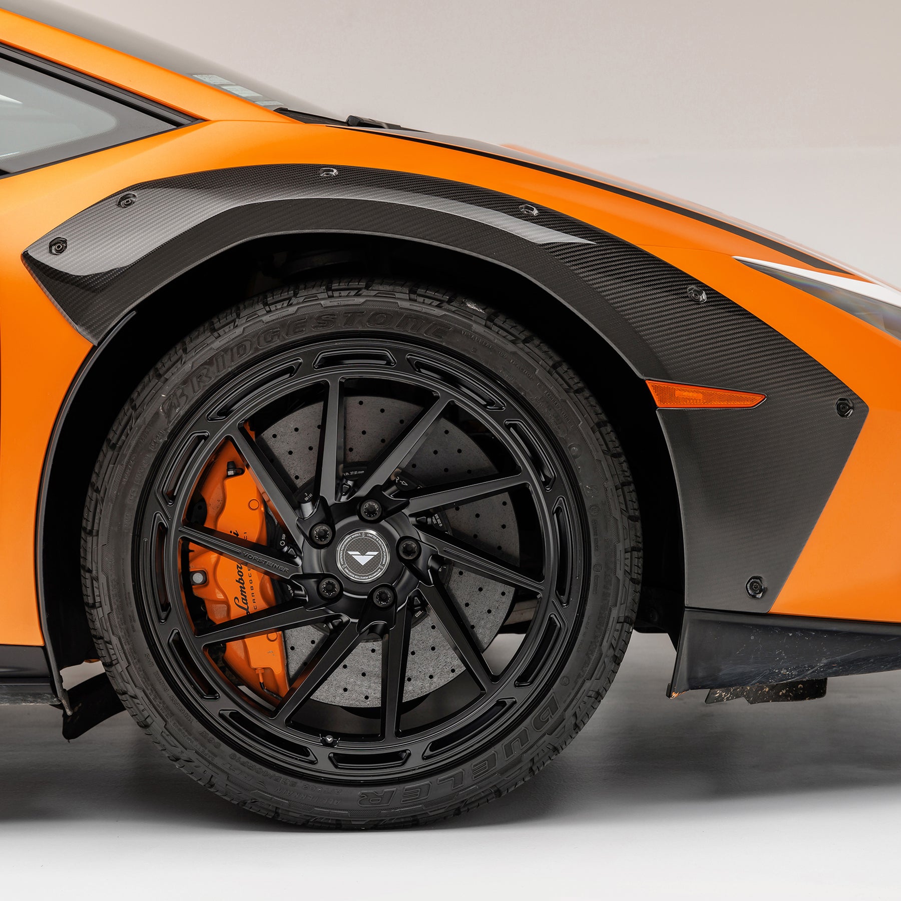 Huracan Sterrato VRS Aero Fender Flares Carbon Fiber PP 2x2 Glossy - Vorsteiner Wheels