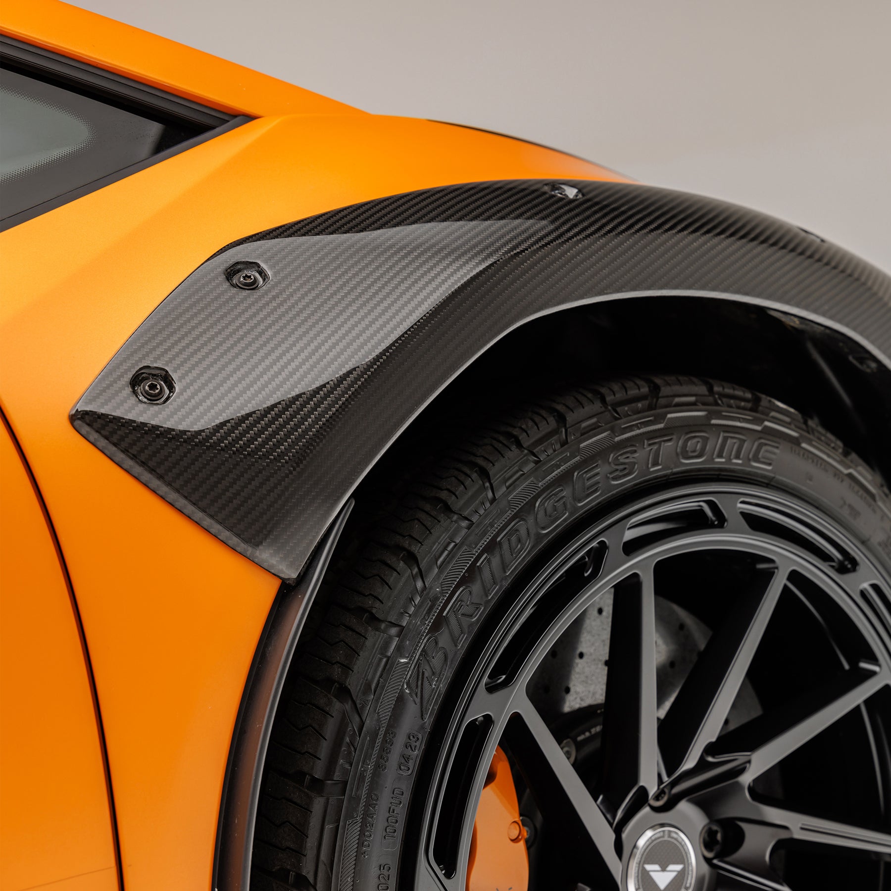 Huracan Sterrato VRS Aero Fender Flares Carbon Fiber PP 2x2 Glossy - Vorsteiner Wheels