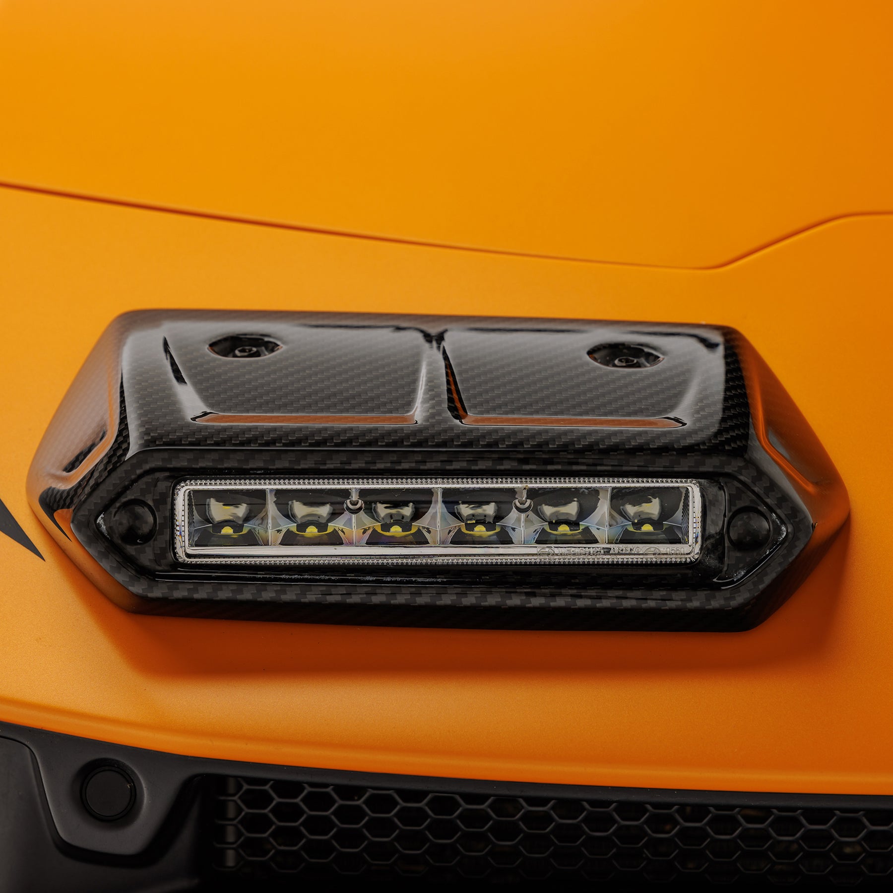 Huracan Sterrato VRS Aero Fog Light Covers Carbon Fiber PP 2x2 Glossy - Vorsteiner Wheels