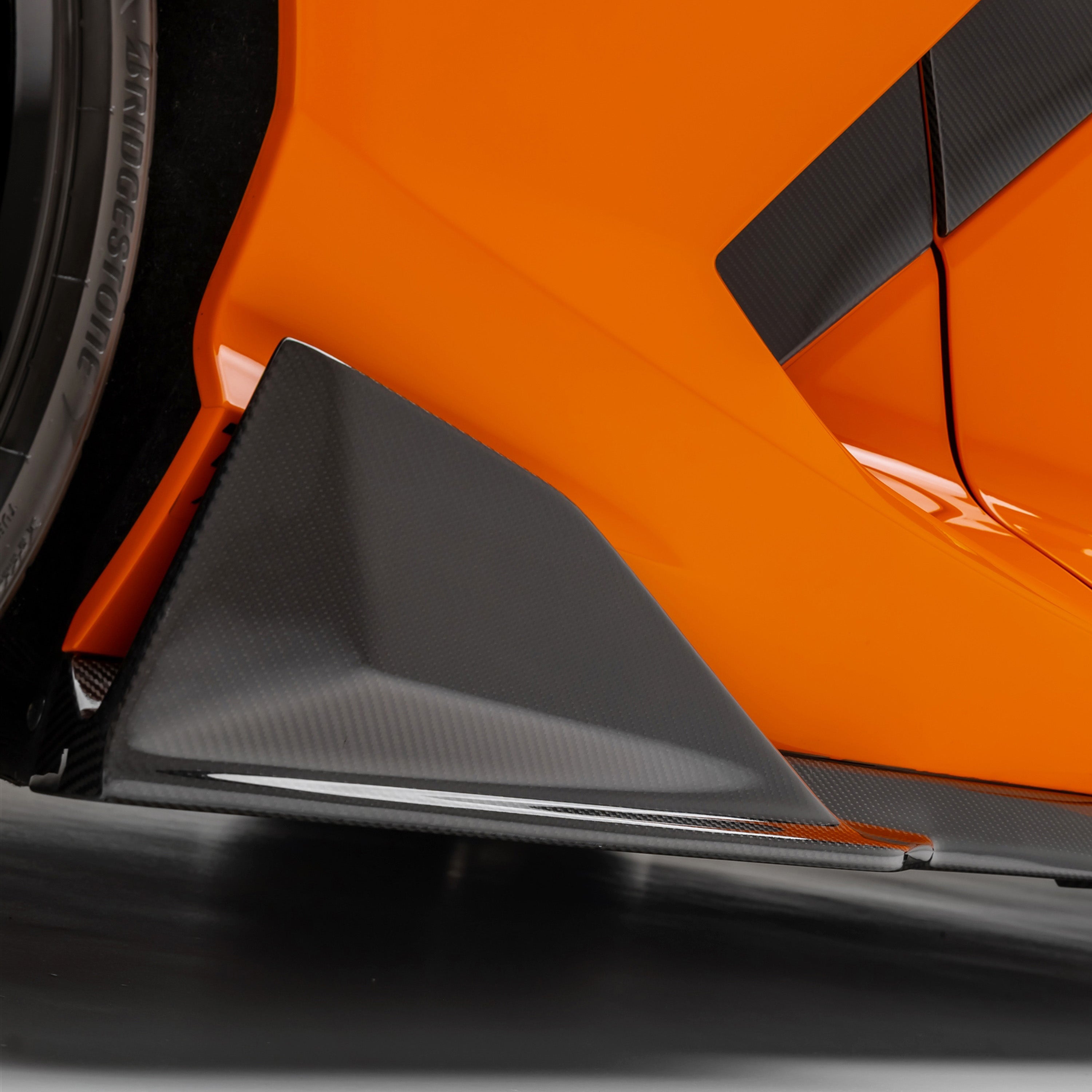 Lamborghini Revuelto Carbon Fiber Aero Side Skirts - Vorsteiner Wheels