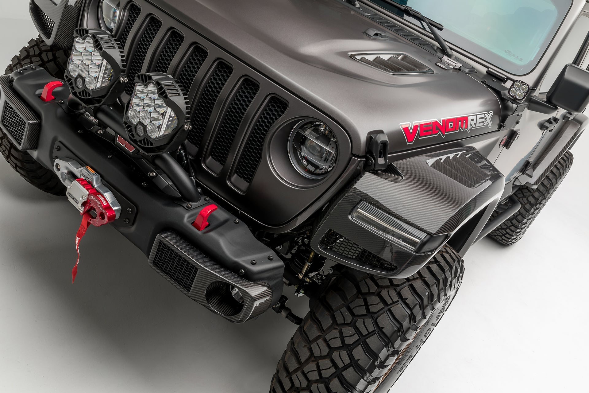 Jeep JL-JX Edition Aero Carbon Fiber Hood Vents - Vorsteiner Wheels Wheels