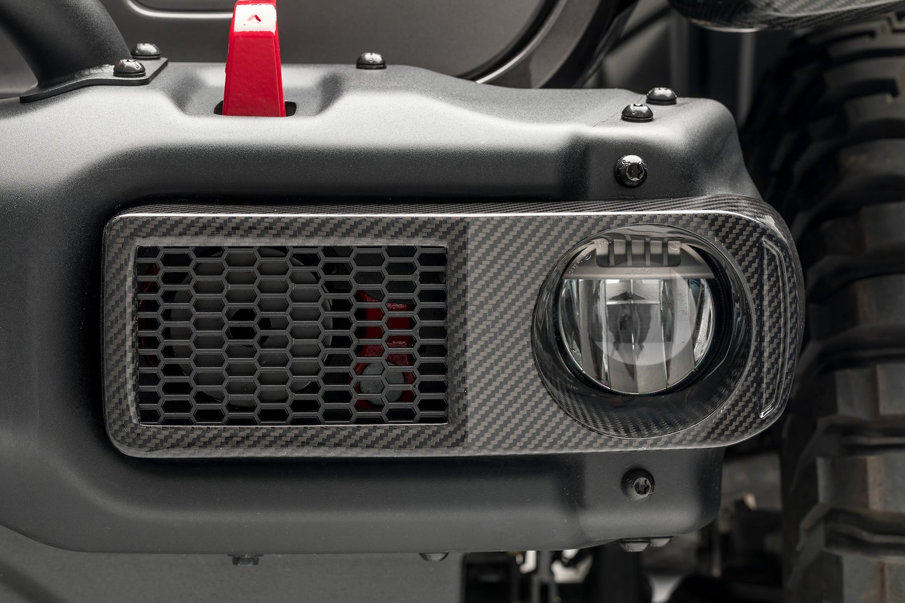 Jeep JL-JX Edition Aero Carbon Fiber Fog Light Covers - Vorsteiner Wheels
