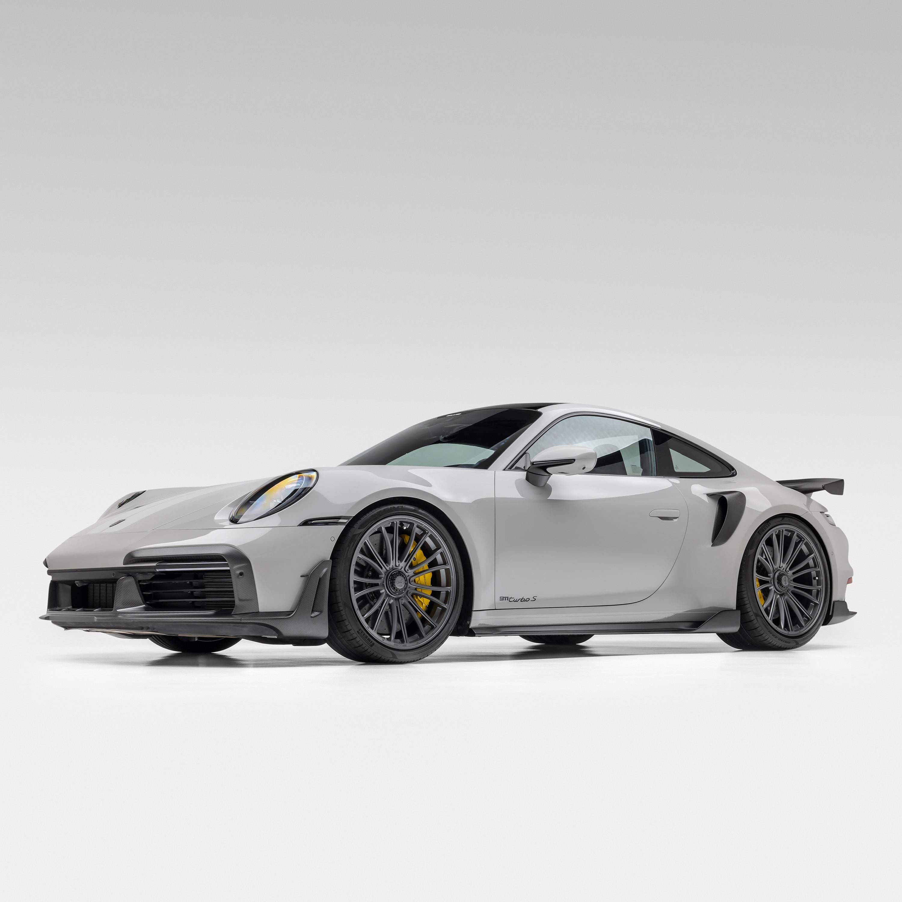 Porsche 992 Turbo S Aero Front Spoiler w/ Winglets - Vorsteiner Wheels Wheels