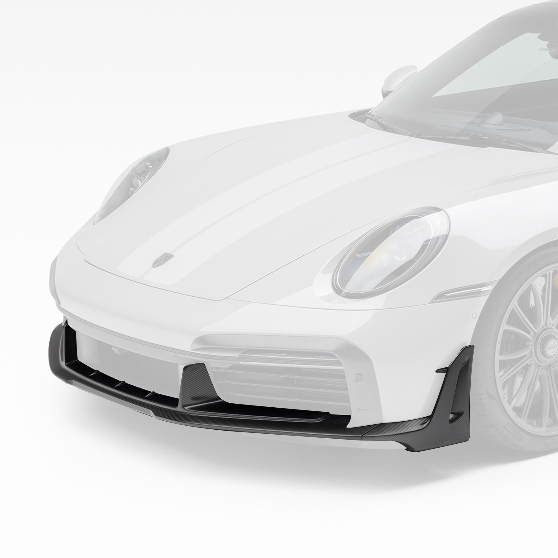 Porsche 992 Turbo S Aero Front Spoiler w/ Winglets - Vorsteiner Wheels