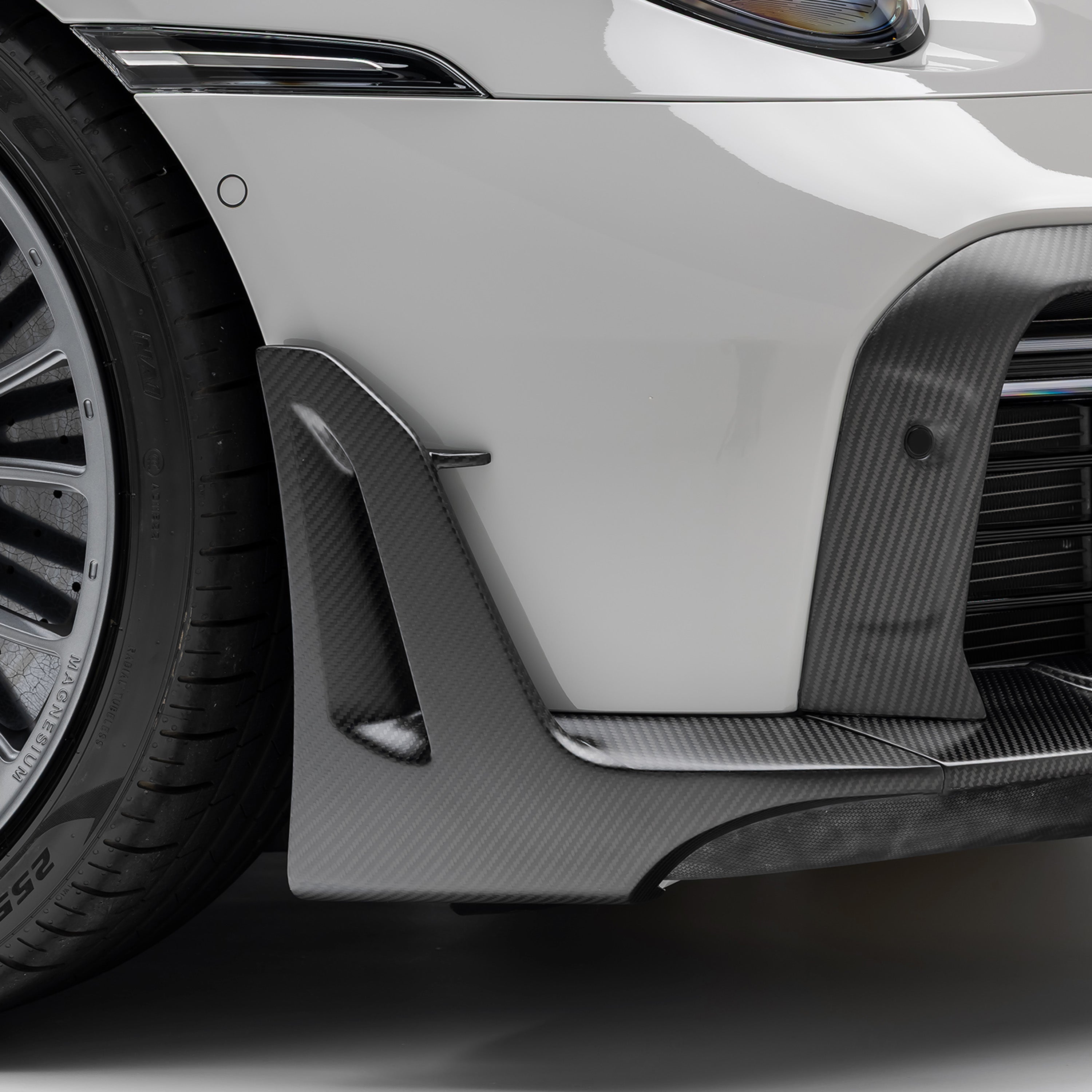 Porsche 992 Turbo S Aero Front Spoiler w/ Winglets - Vorsteiner Wheels Wheels