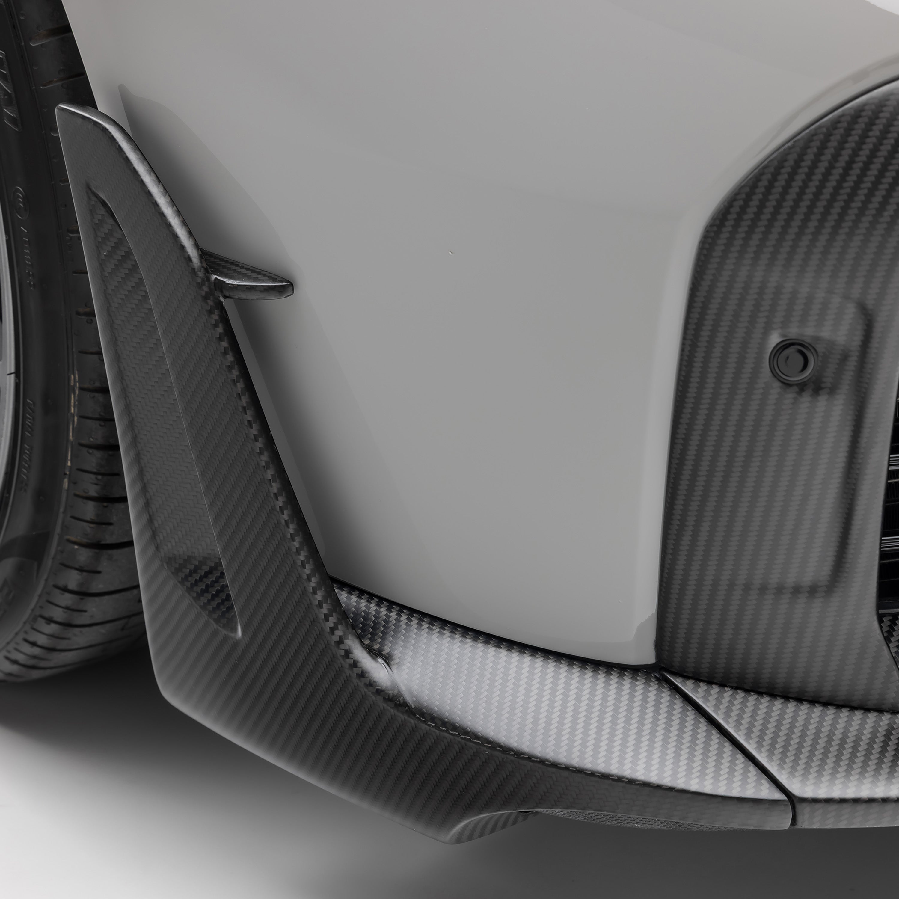 Porsche 992 Turbo S Aero Front Spoiler Winglets - Vorsteiner Wheels Wheels