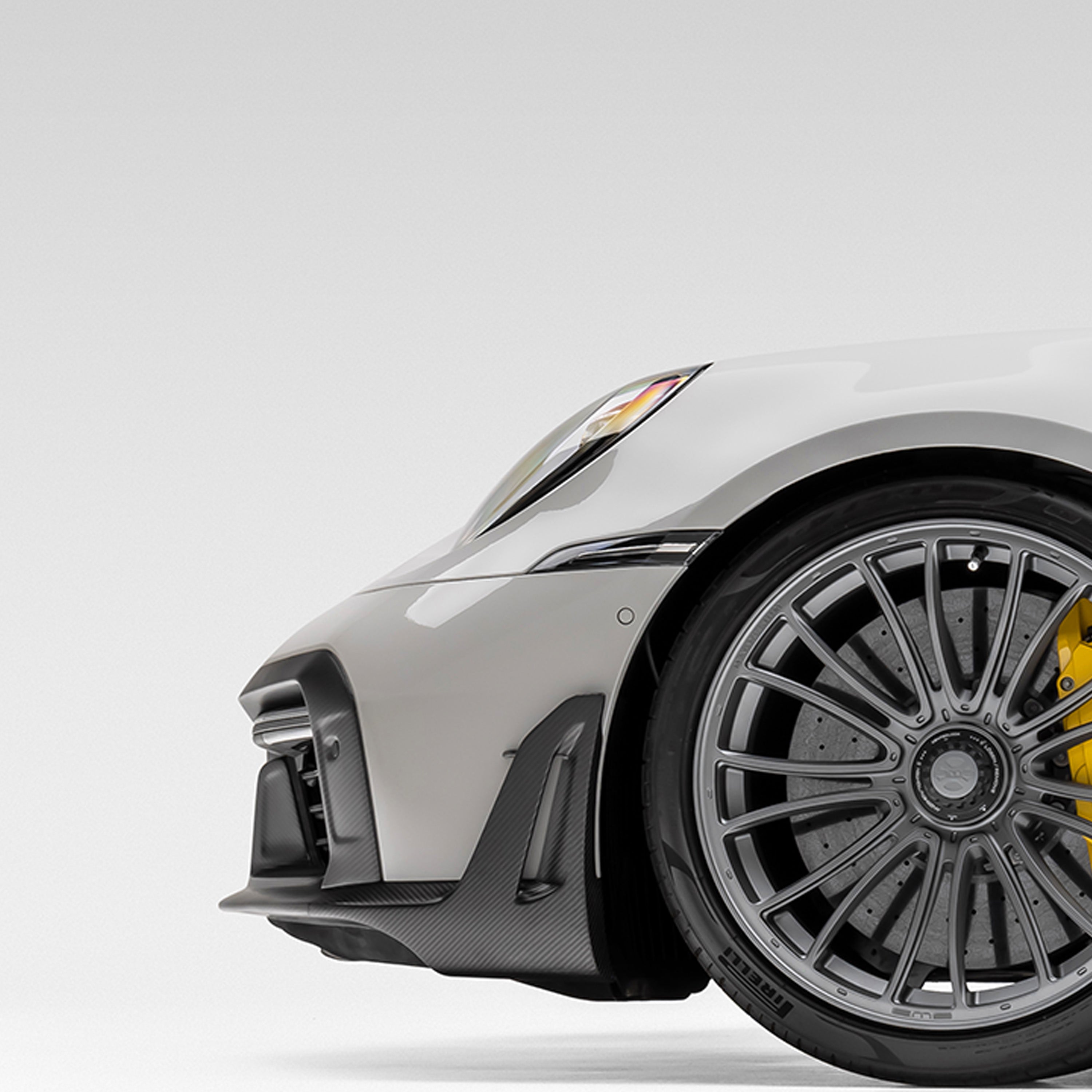 Porsche 992 Turbo S Aero Front Spoiler Winglets - Vorsteiner Wheels Wheels