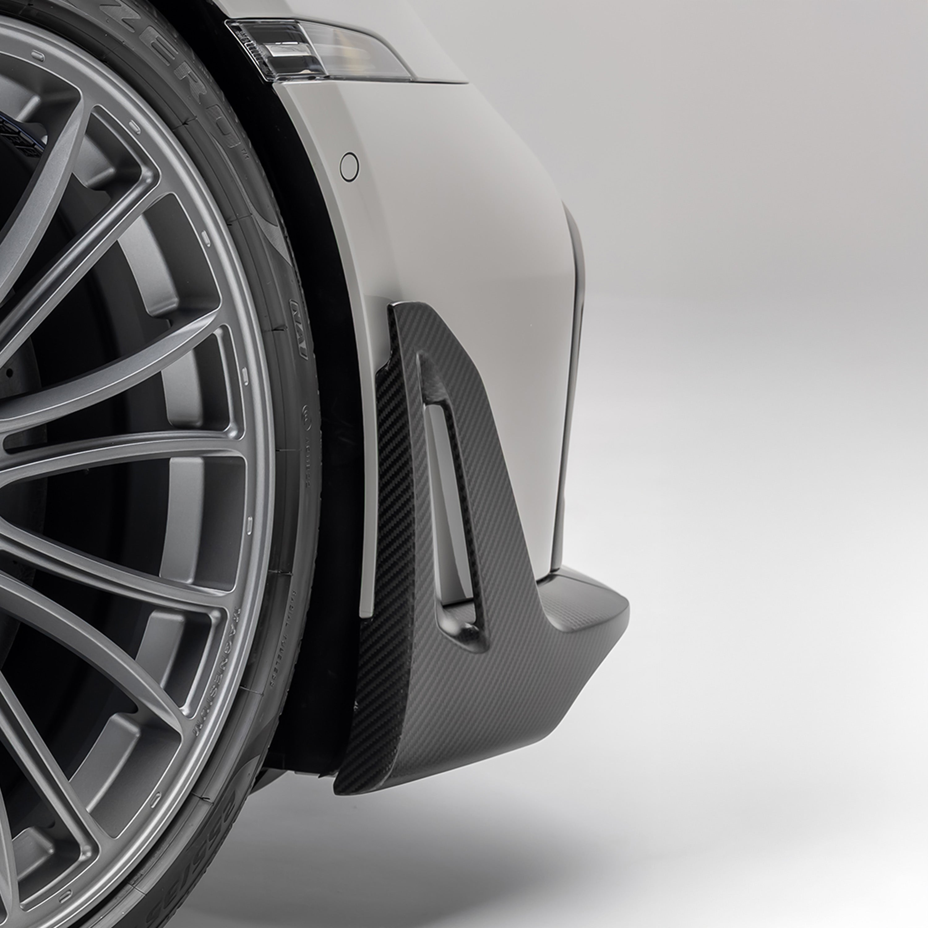 Porsche 992 Turbo S Aero Front Spoiler Winglets - Vorsteiner Wheels Wheels