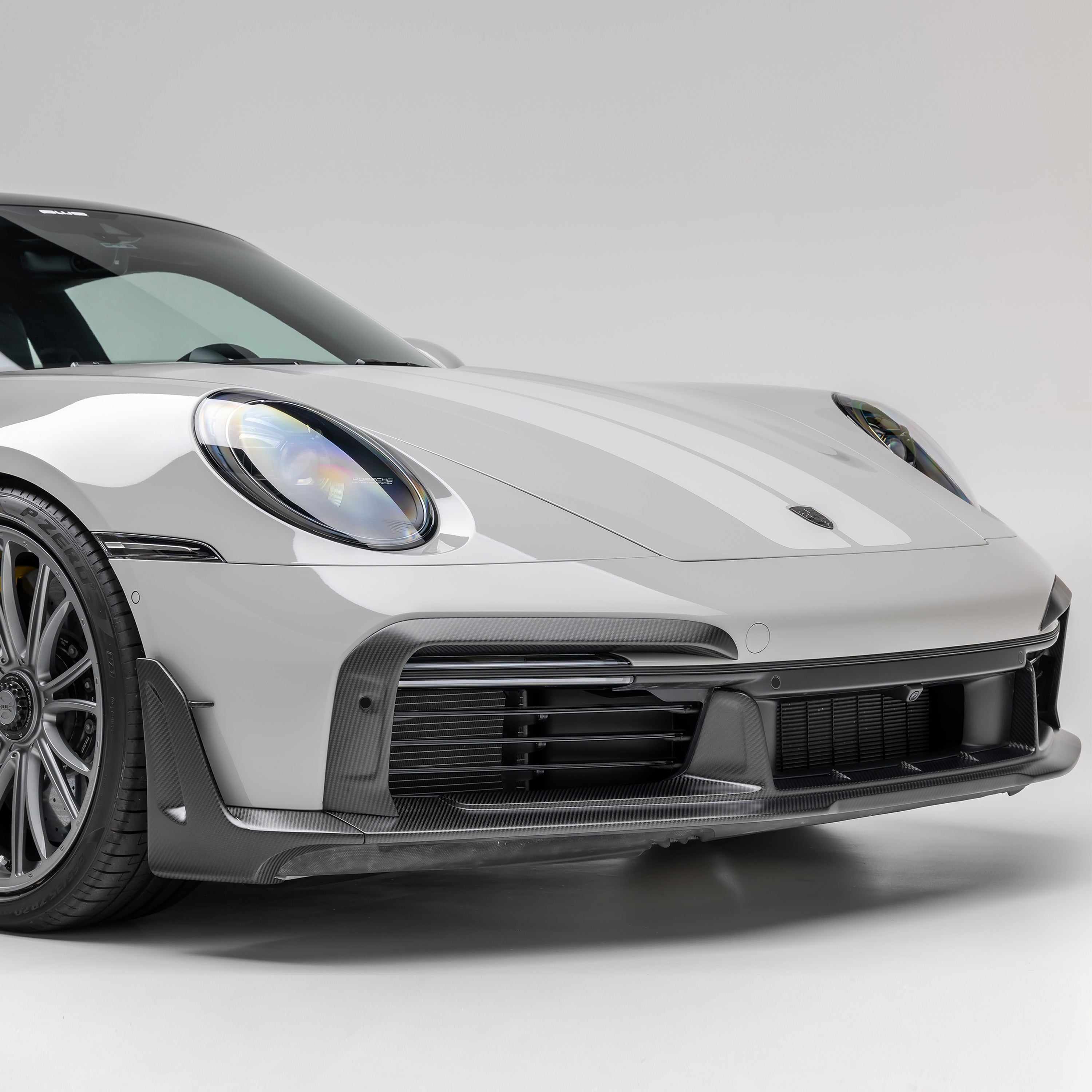 Porsche 992 Turbo S Aero Front Spoiler Winglets - Vorsteiner Wheels Wheels