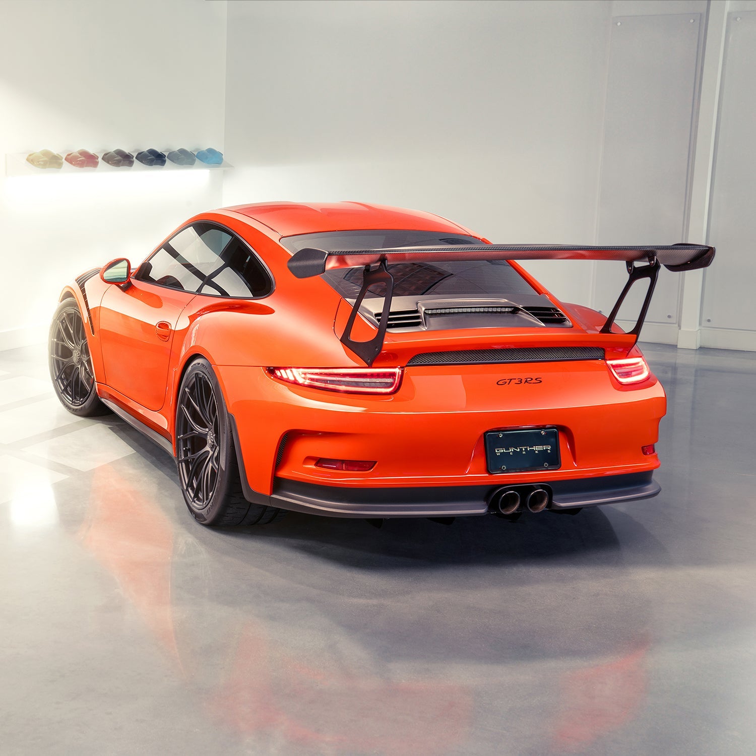 Porsche 991.1 911 GT3RS Extended Wing Risers - Vorsteiner Wheels