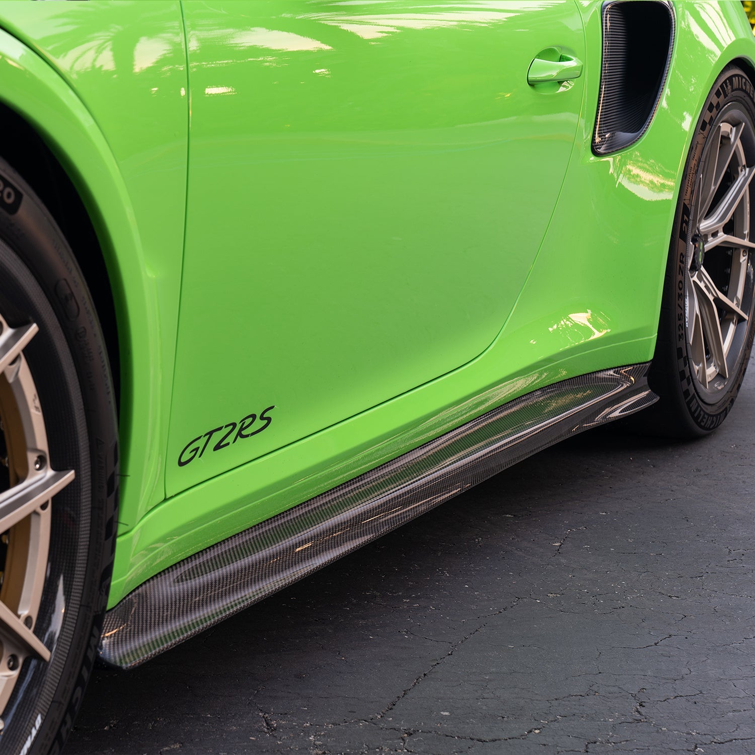 Porsche 991.2 911 GT2RS Aero Side Skirts - Vorsteiner Wheels Wheels