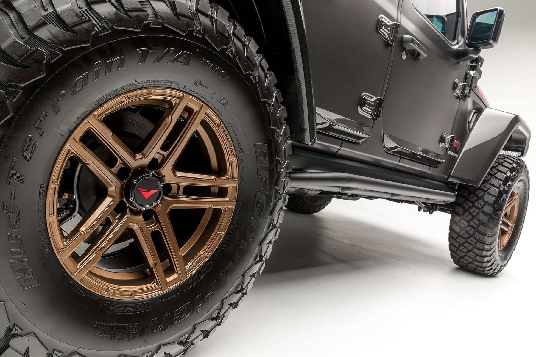 Jeep JL-JX Edition Aero Carbon Fiber Rock Guards - Vorsteiner Wheels
