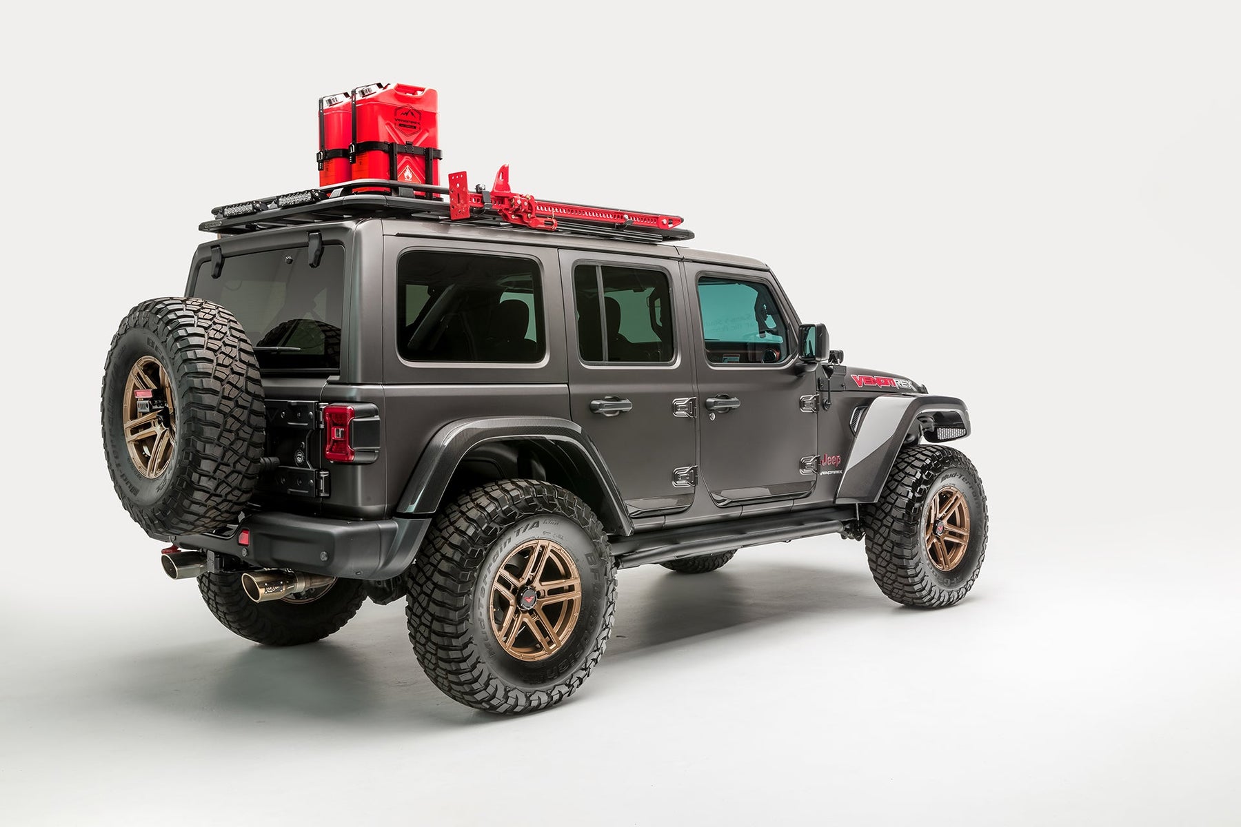 Jeep JL-JX Edition Aero Carbon Fiber Rear Bumper Tray - Vorsteiner Wheels
