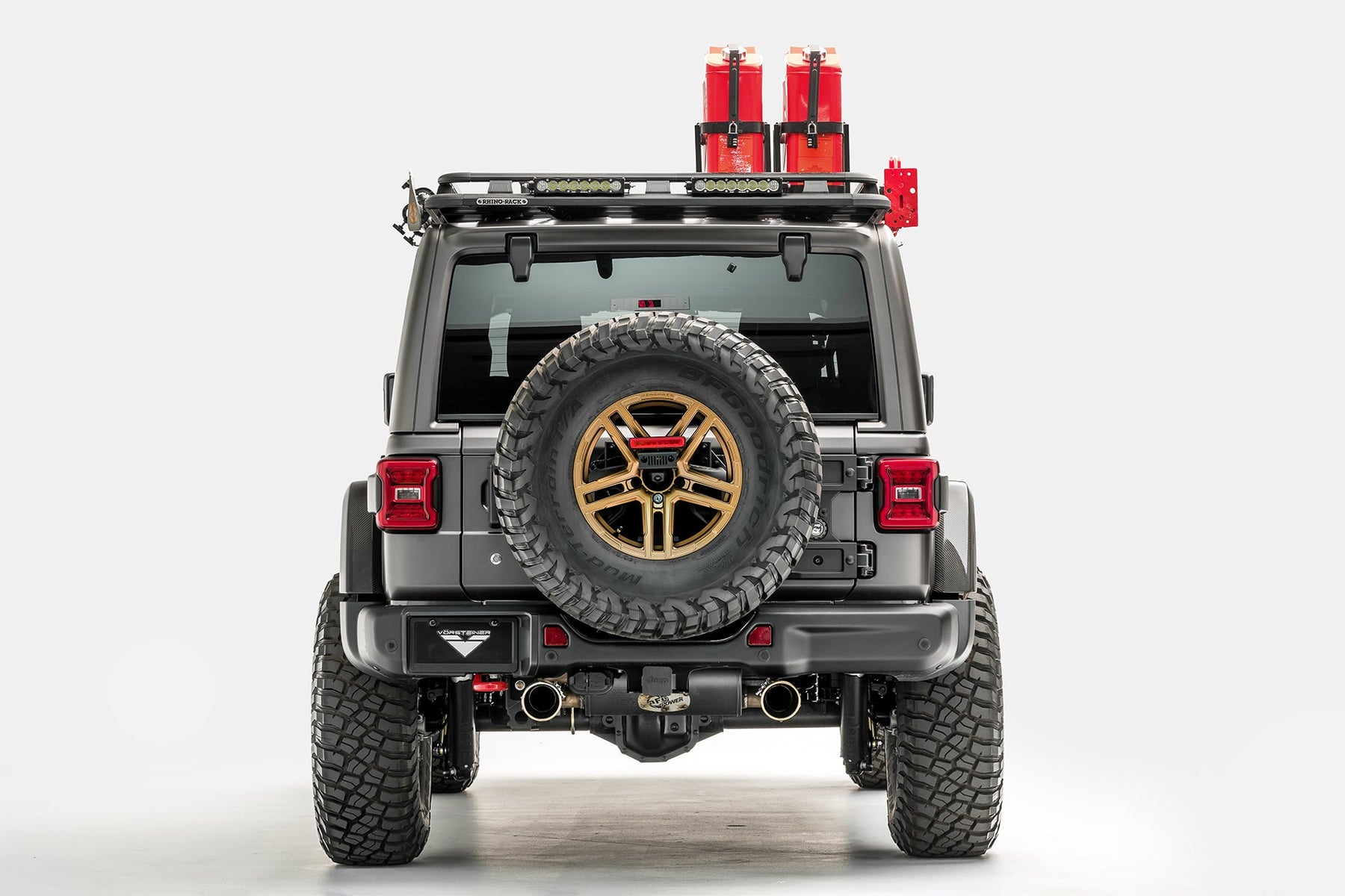 Jeep JL-JX Edition Aero Carbon Fiber Rear Bumper Tray - Vorsteiner Wheels