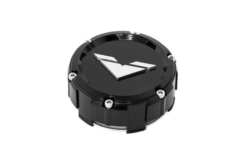 "V" Center Cap Inlay Silver