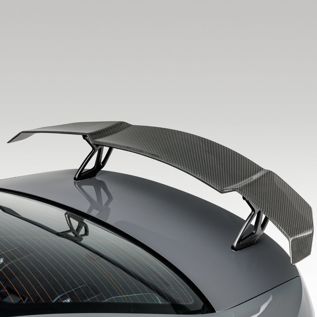Aerus Composites C4 Carbon Wing Ber カーボン BMW G8X M3 | M4 Carbon Fiber Aero Wing Blade with Matte Black Uprights