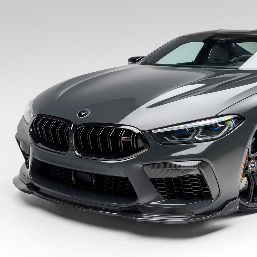 BMW F9X M8 VRS Aero Front Spoiler Carbon Fiber PP 2x2 Glossy