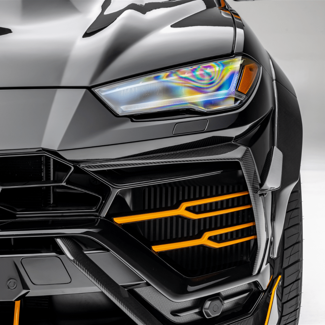 Lamborghini Urus Rampante Vorsteiner Aero front airducts in carbon fiber, part of the Lamborghini Urus Aero Program.