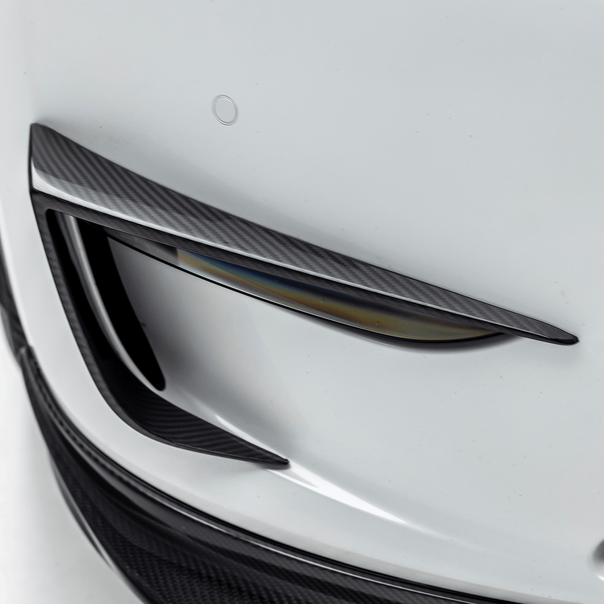 Vorsteiner Aerodynamics Tesla Model Y Aero bumper flares showing sleek, aerodynamic design on a modern electric SUV.