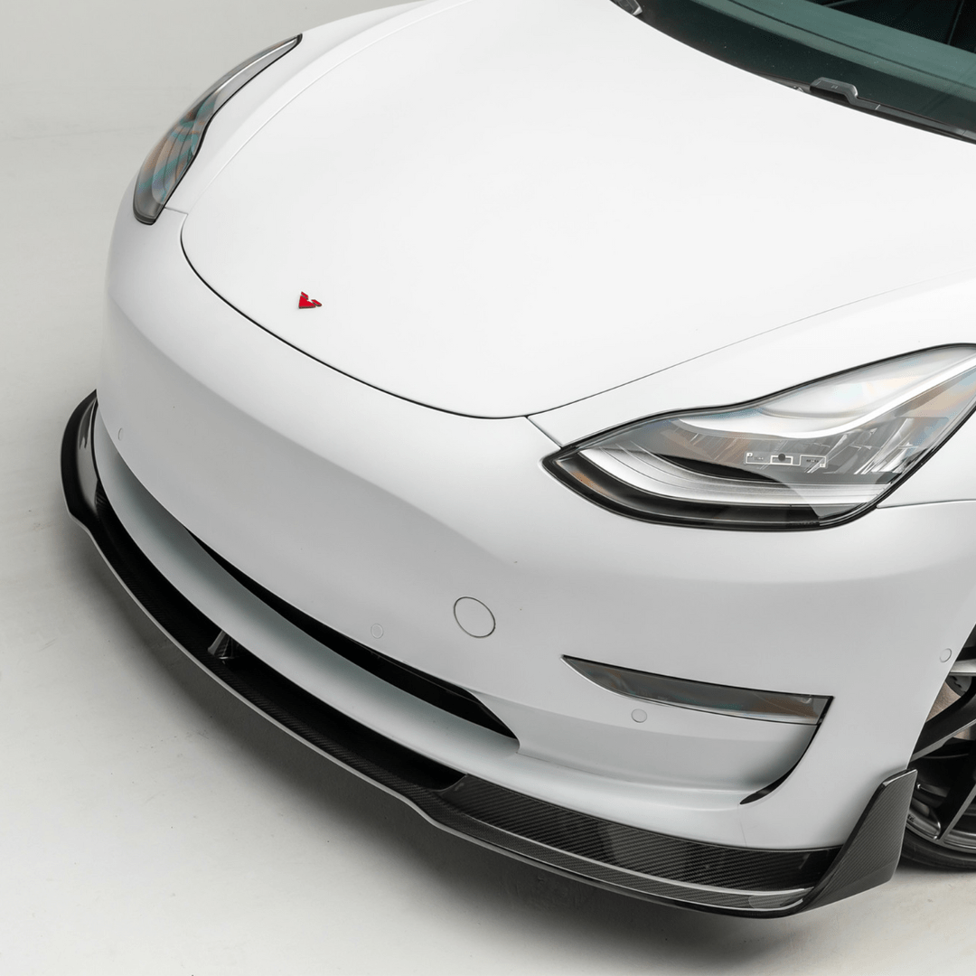 front spoiler Tesla model 3 Vorsteiner carbon - Baan Velgen