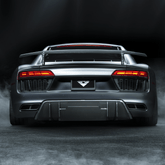 Audi R8 Carbon Fiber Wing - Vorsteiner Wheels  - Aero - [tags]