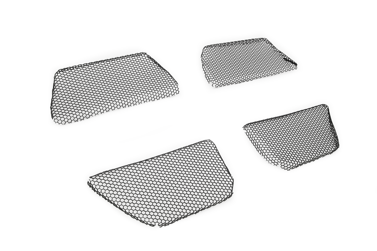 Vorsteiner Aerodynamics BMW G8X M3/M4 VRS Aero front grille mesh for enhanced aerodynamics and sporty appearance.
