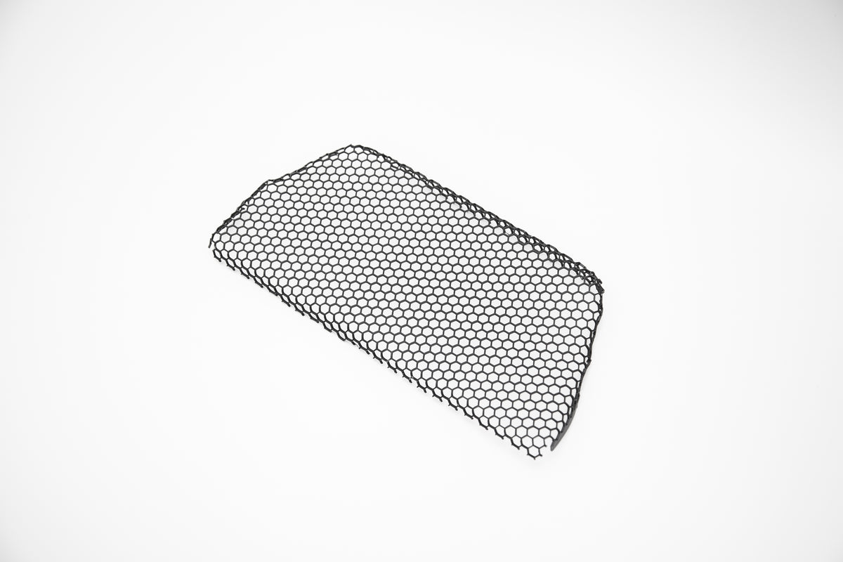 Vorsteiner Aerodynamics BMW G8X M3/M4 VRS Aero front grille mesh for enhanced vehicle airflow and sporty appearance.