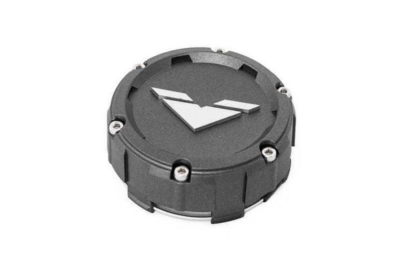 "V" Center Cap Inlay Silver