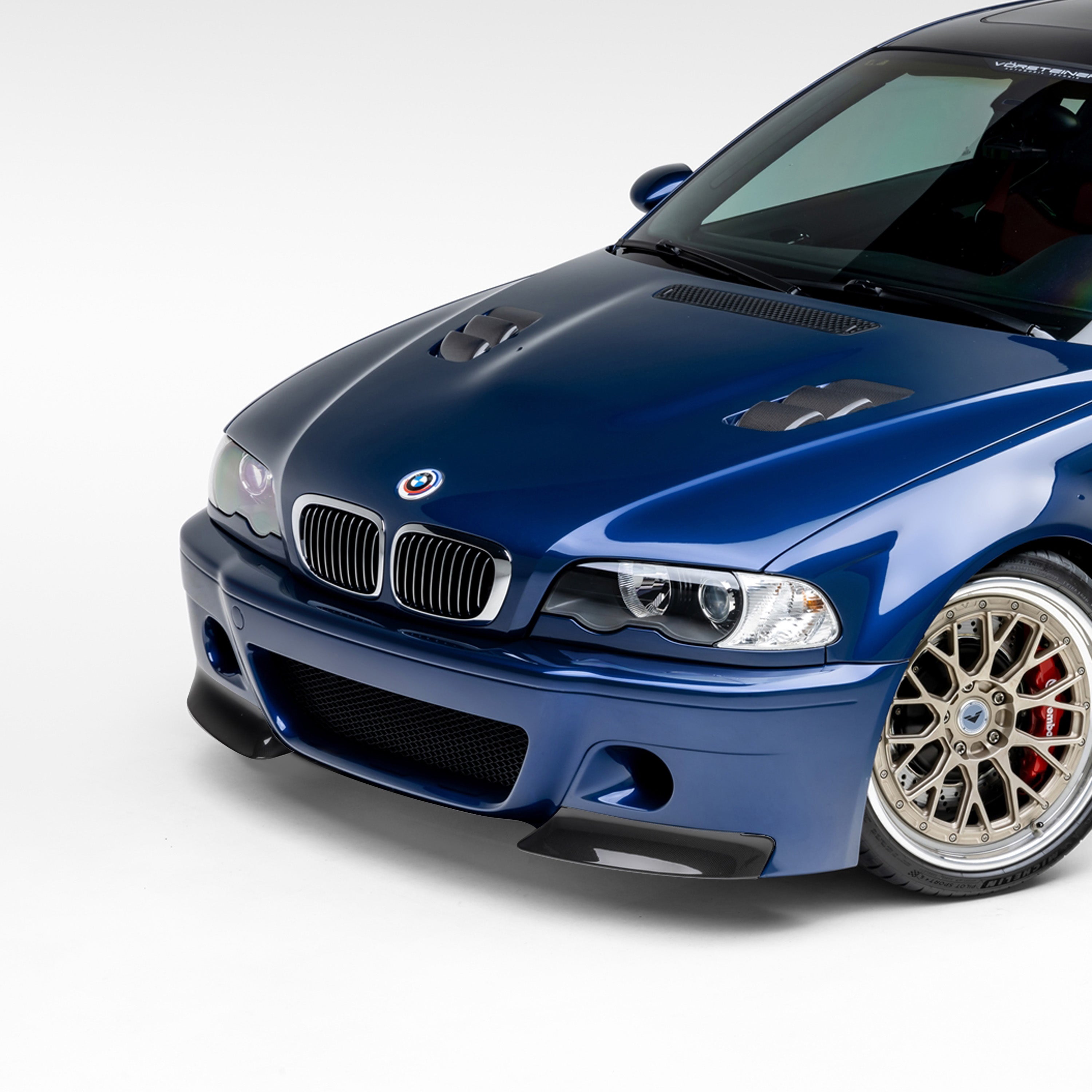 V20 Aero Front Bumper With 2-Piece Splitter Carbon Fiber PP 1x1 Glossy - Vorsteiner Wheels Wheels  -  - [tags]