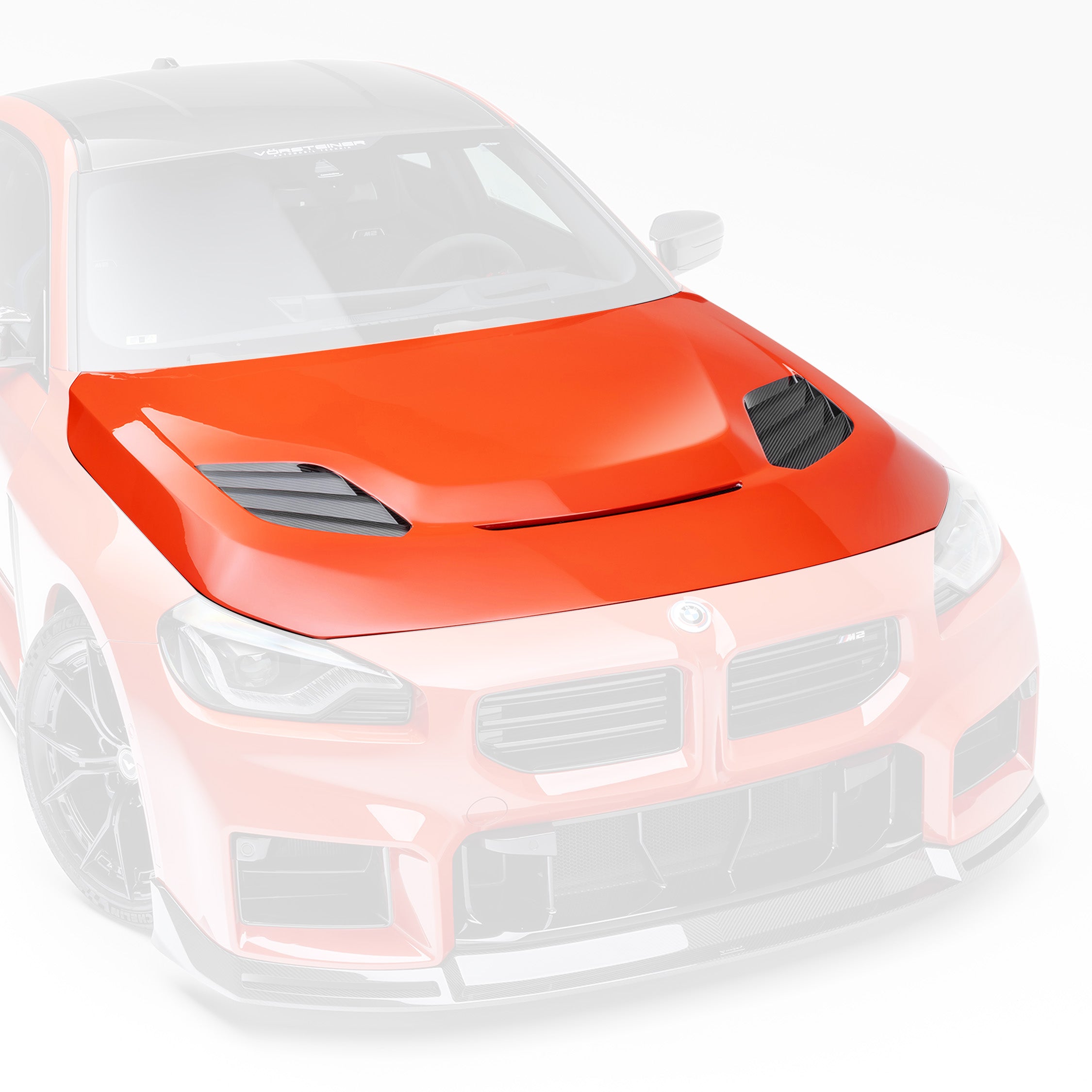 BMW G8X M2 VRS Aero Hood Carbon fiber PP 2X2 Glossy - Vorsteiner Wheels  - Aero - [tags]
