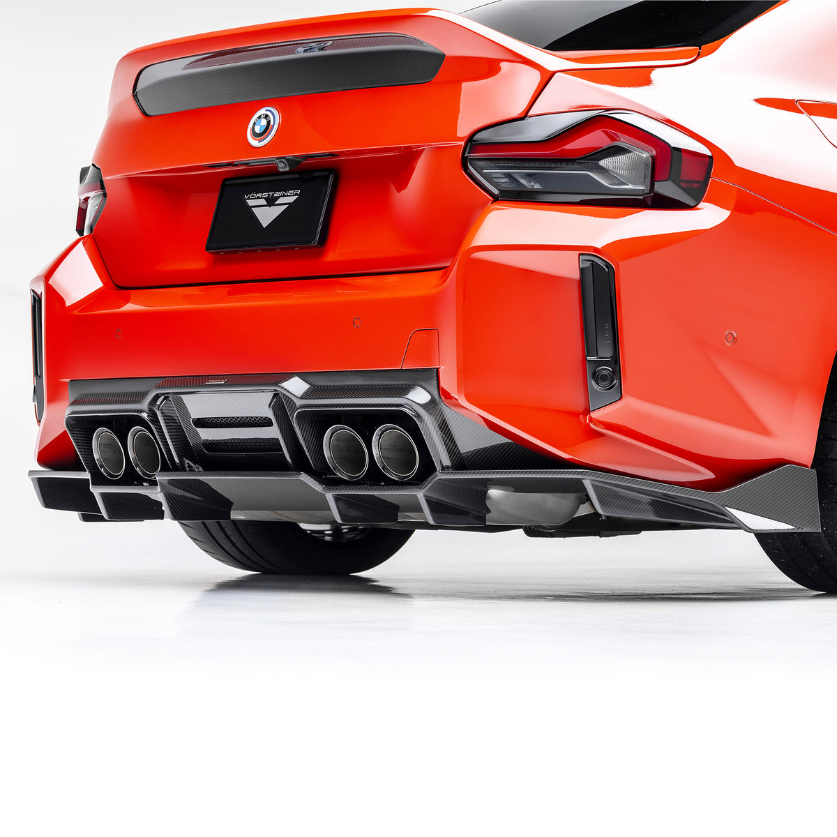 BMW G8X M2 VRS Aero Diffuser with Under Floor Carbon fiber PP 2X2 Glossy