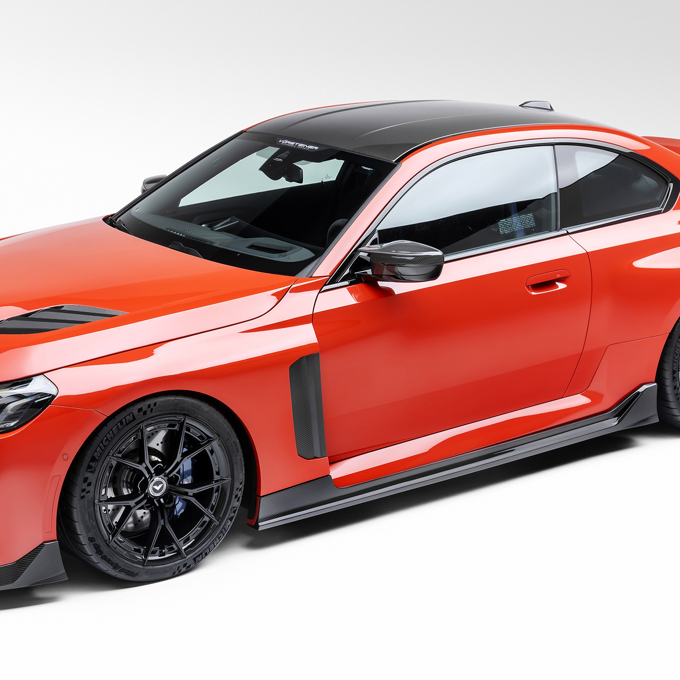BMW G8X M2 VRS Aero Vented Fenders with Side Skirts Carbon fiber PP 2X2 Glossy - Vorsteiner Wheels  - Aero - [tags]