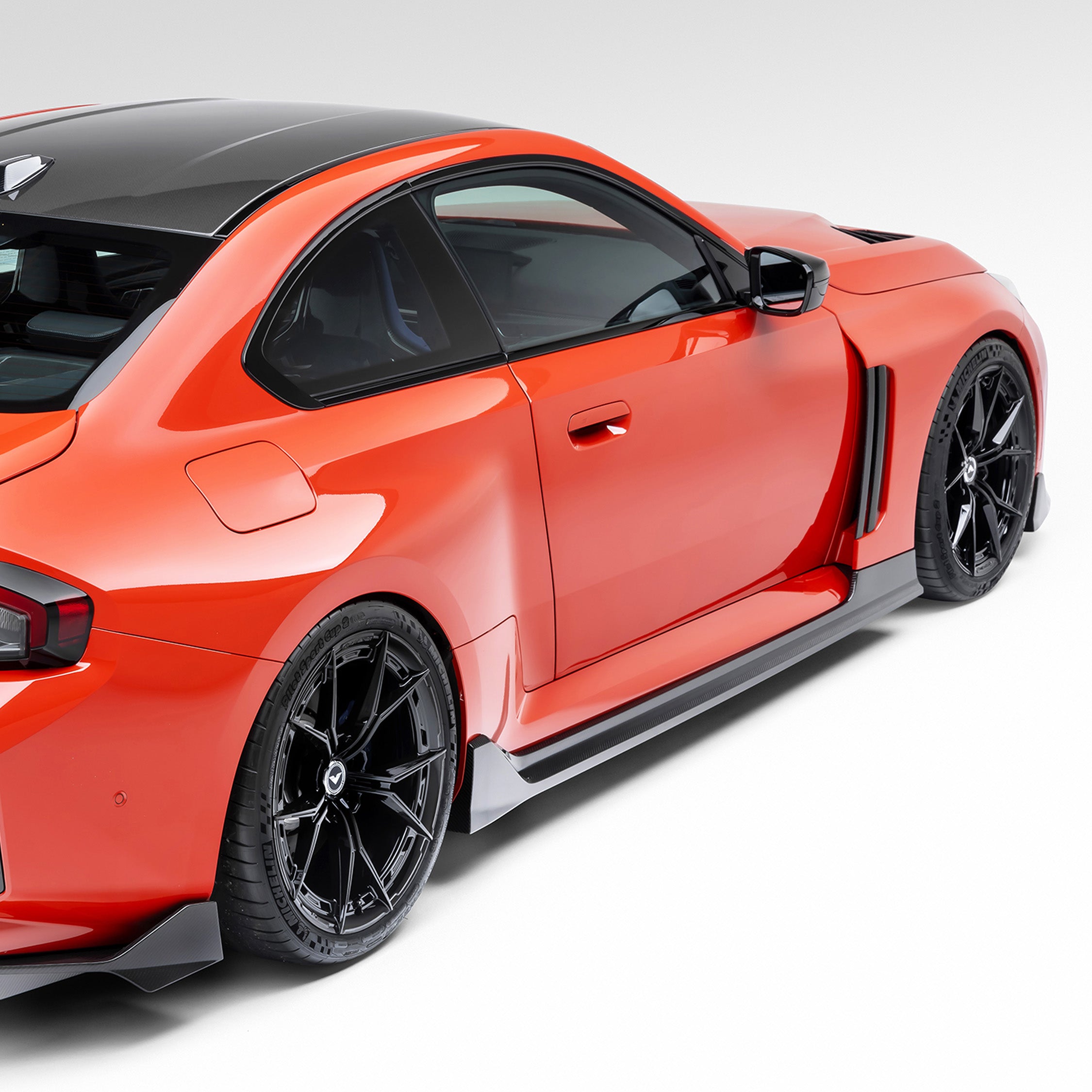 BMW G8X M2 VRS Aero Vented Fenders with Side Skirts Carbon fiber PP 2X2 Glossy - Vorsteiner Wheels Wheels  - Aero - [tags]