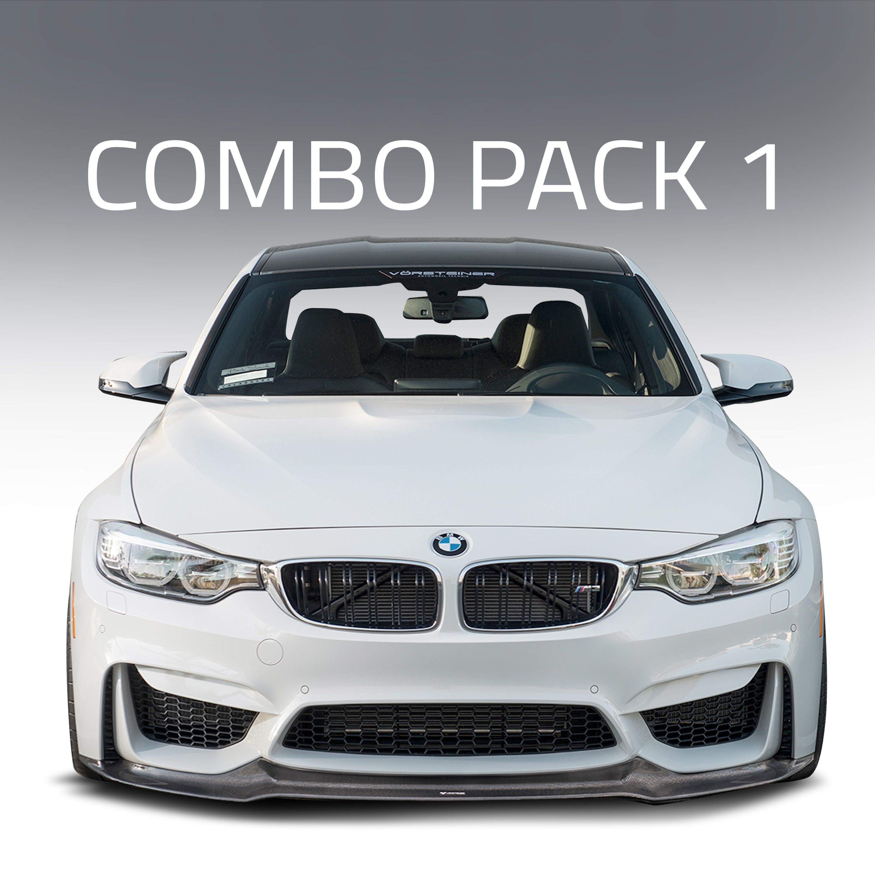 BMW F8X M3|M4 Combo 1:  Front Spoiler & Rear Diffuser - Vorsteiner Wheels Wheels  - Aero - [tags]