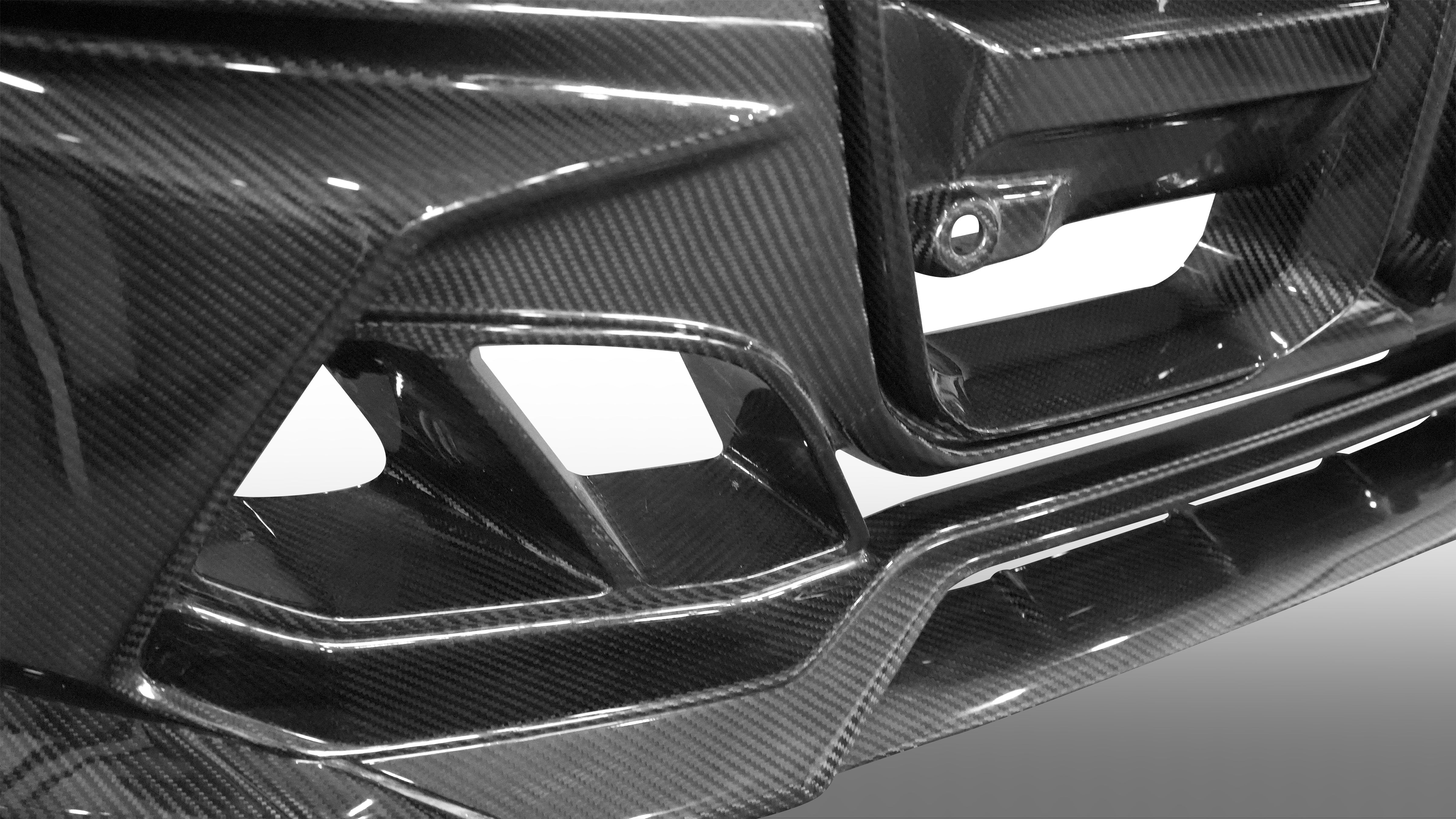 GTS-V BMW G8X M3 | M4 One-Piece Carbon Fiber Aero Front Bumper V-Style™️ - Vorsteiner Wheels