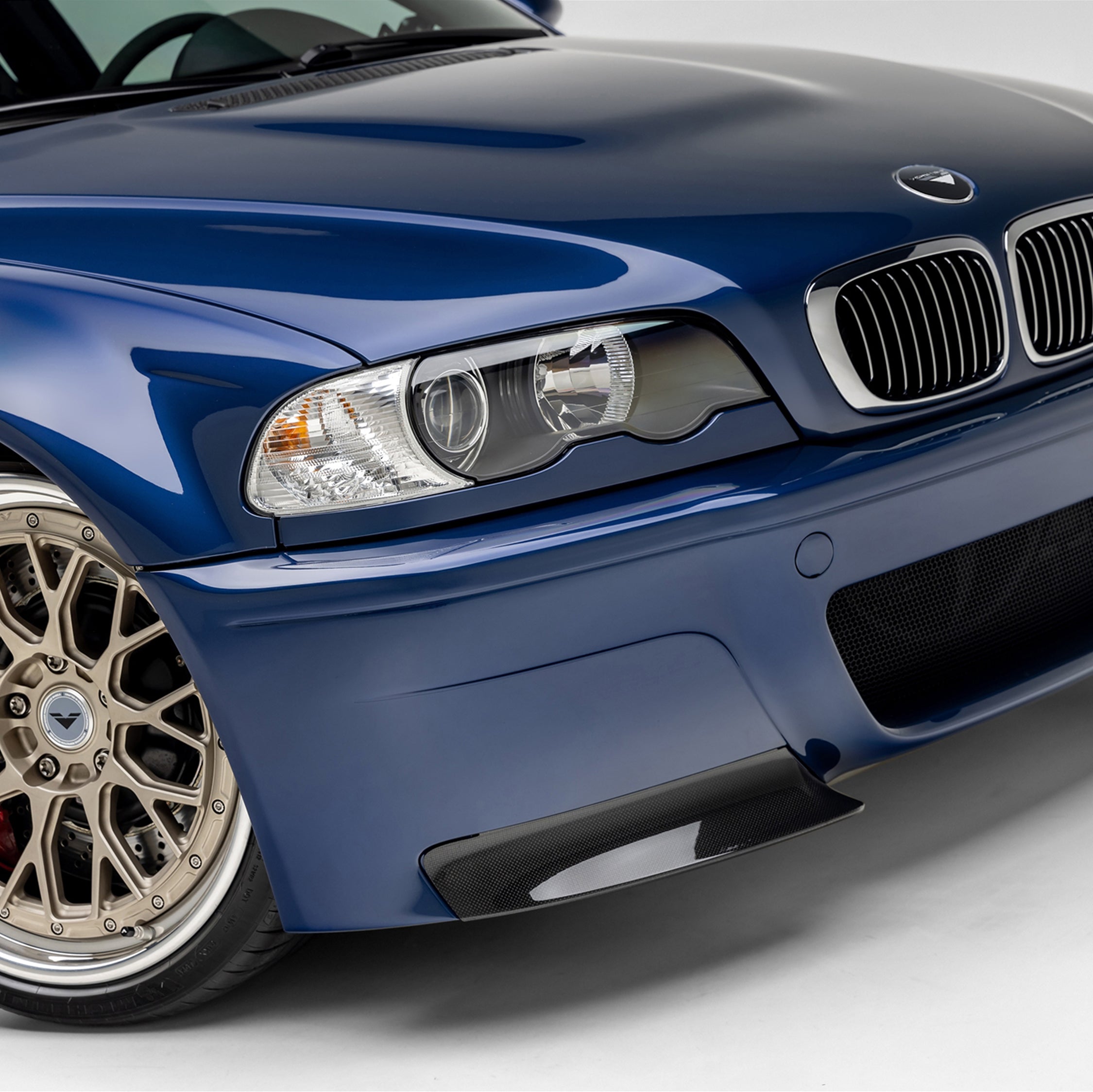 BMW E46 M3 V-CSL Aero Front Bumper Splitters (Replacement) - Vorsteiner Wheels  - Aero - [tags]